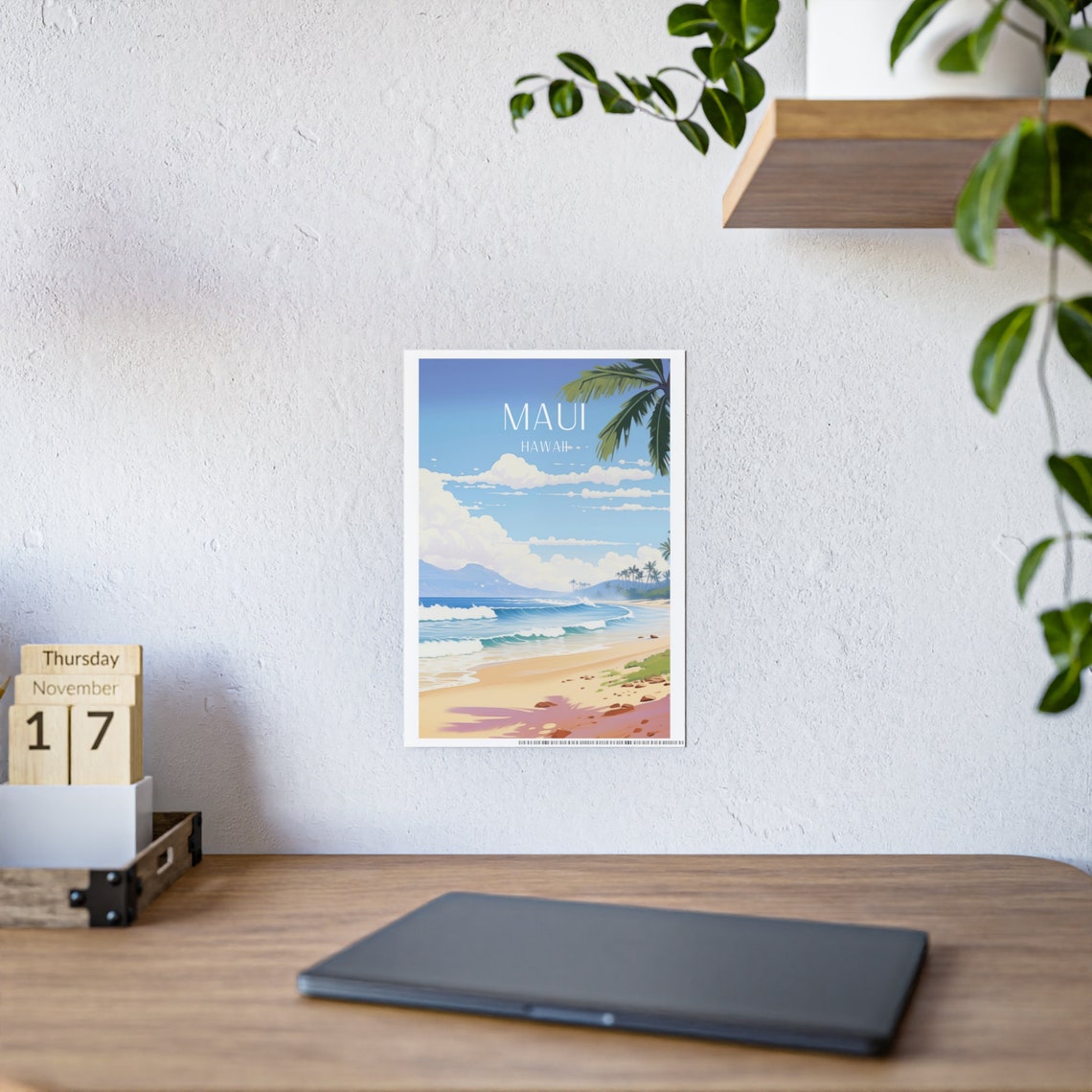 Maui Poster, Hawaii Beach Travel Poster - Image 5