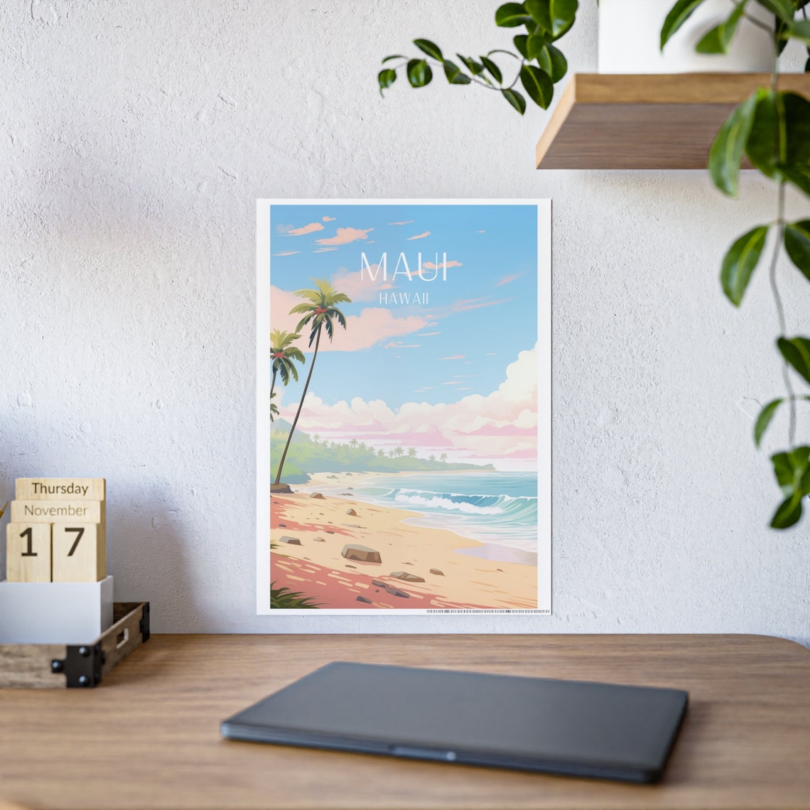 Maui Beach Poster, Hawaii Wedding Gift - Image 3
