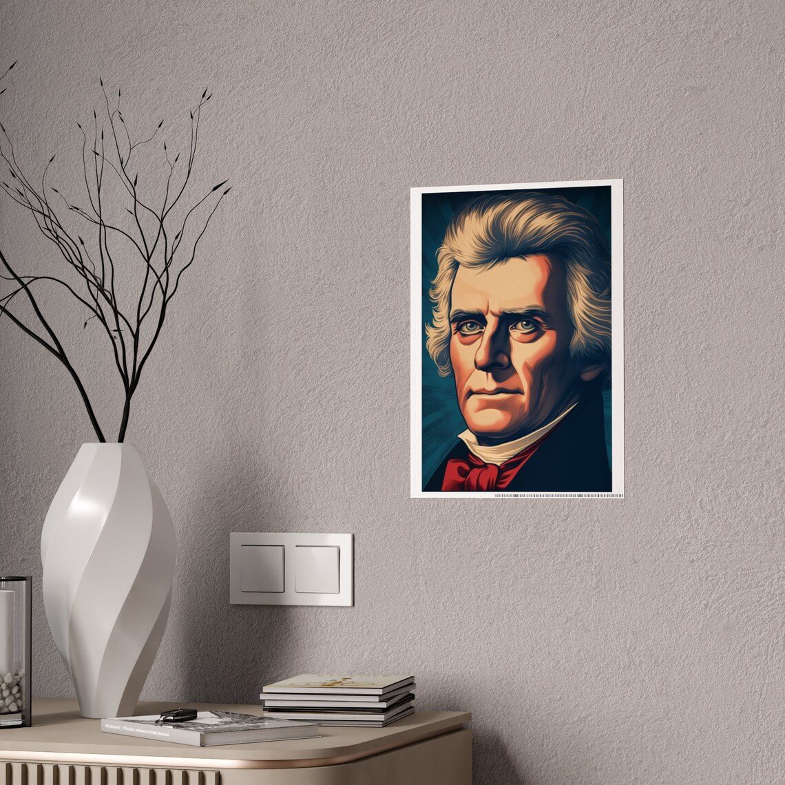 Thomas Jefferson - Contemporary Travel Poster - Image 2
