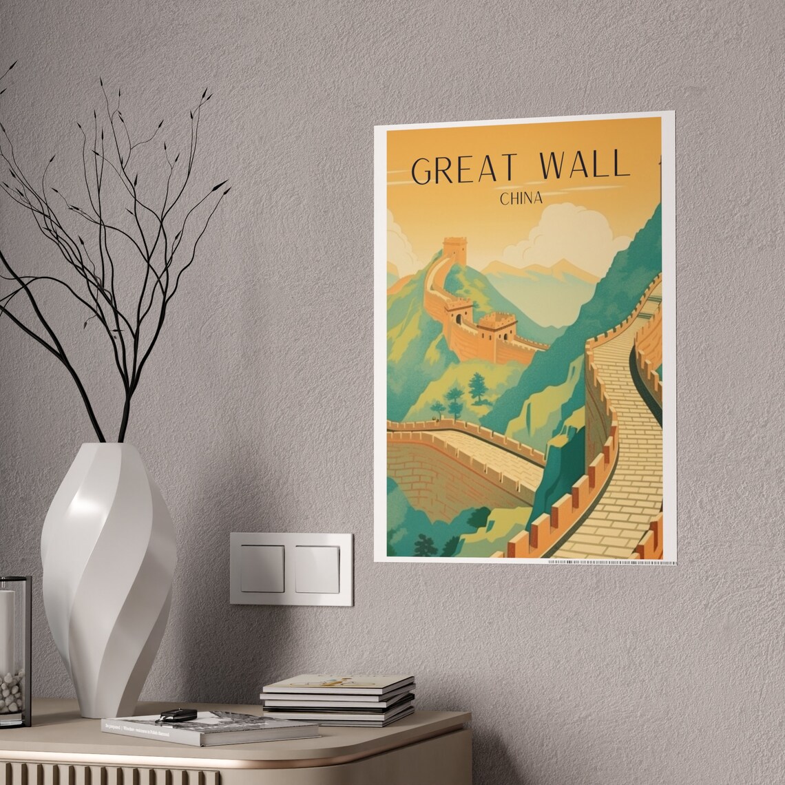 Great Wall Of China Travel Poster, Gift for Any Occasion - Image 5