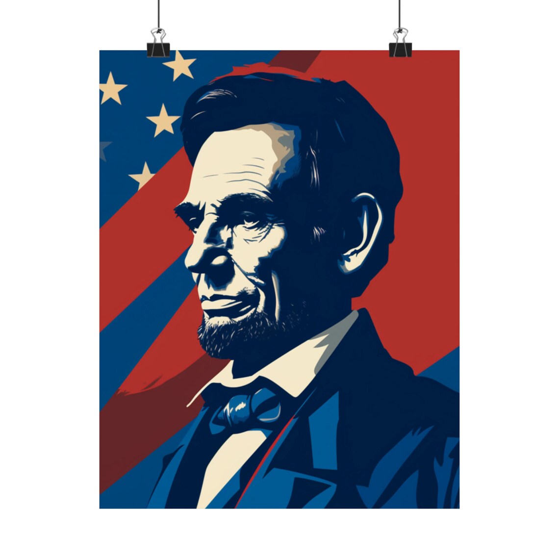 Abraham Lincoln Campaign Poster, Birthday Gift