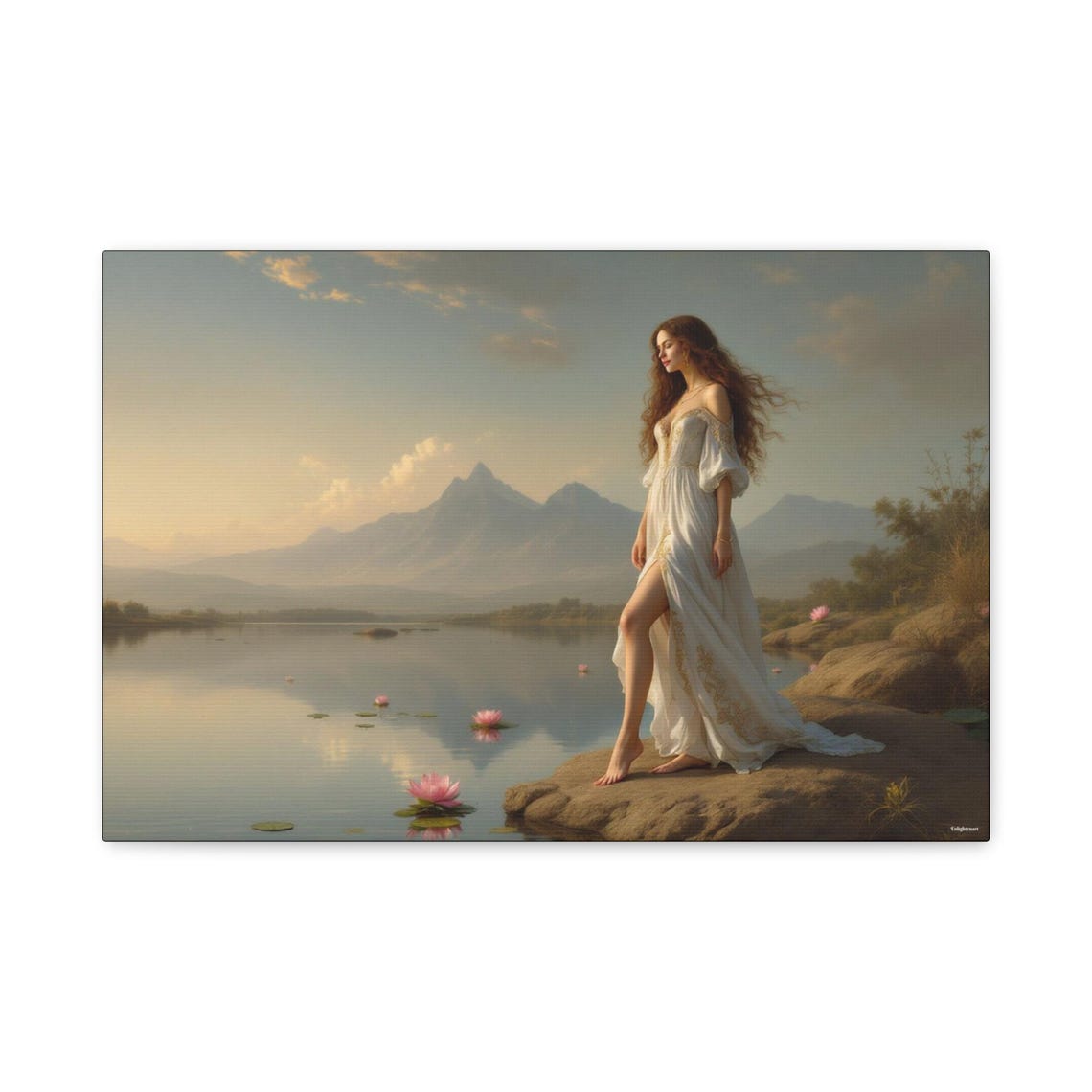 Serene Female Portrait Art Print