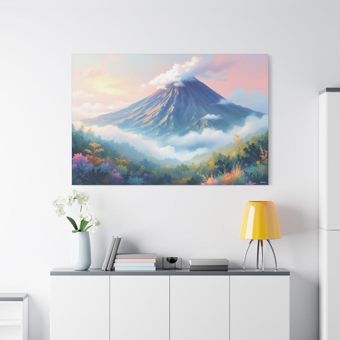 Mountain Harmony - Nature Art Print - Image 2