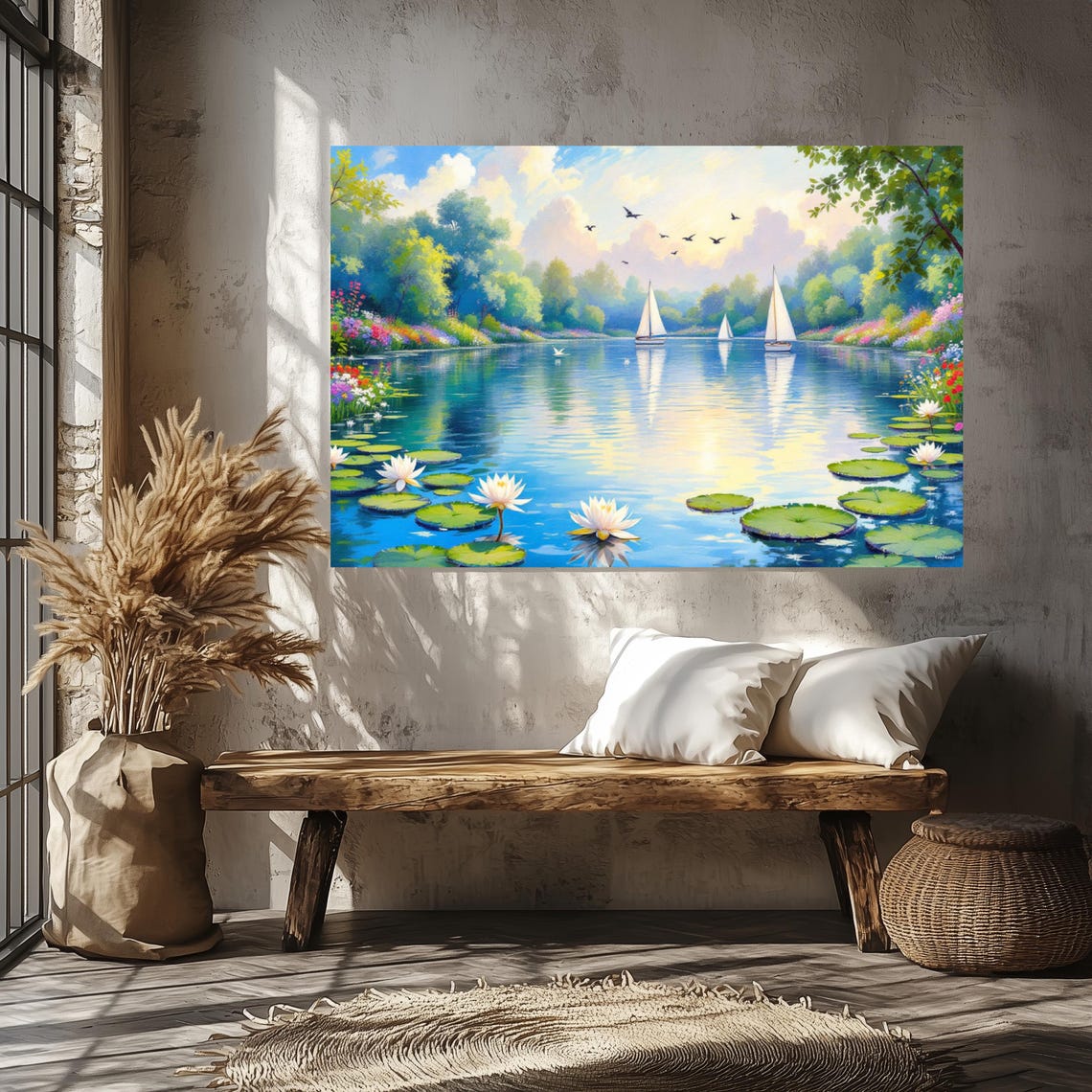 Calming Sail - Abstract Modern Art