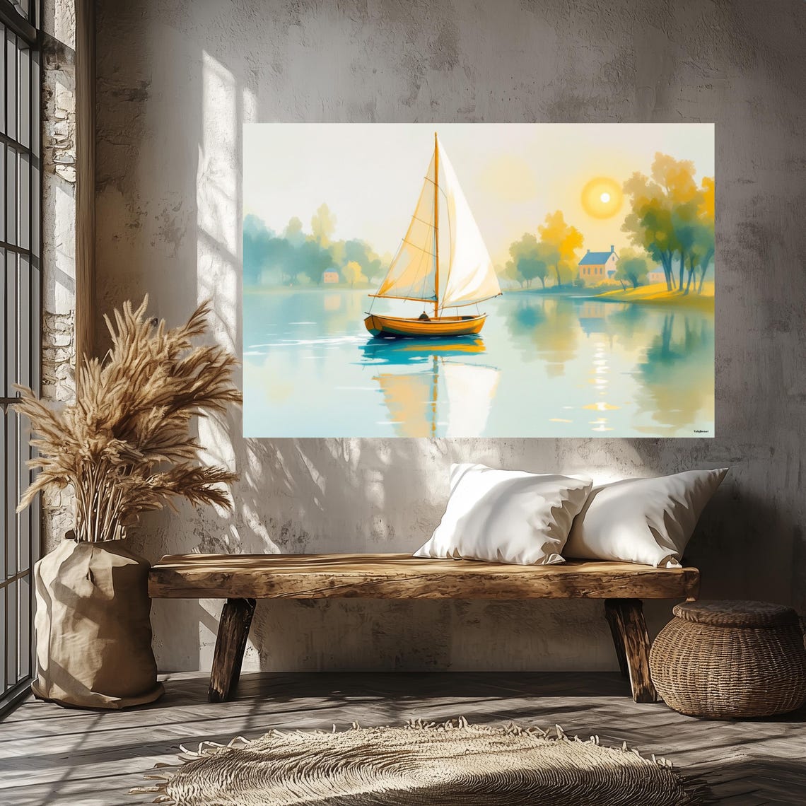 Sailboat Paradise - Coastal Art Print