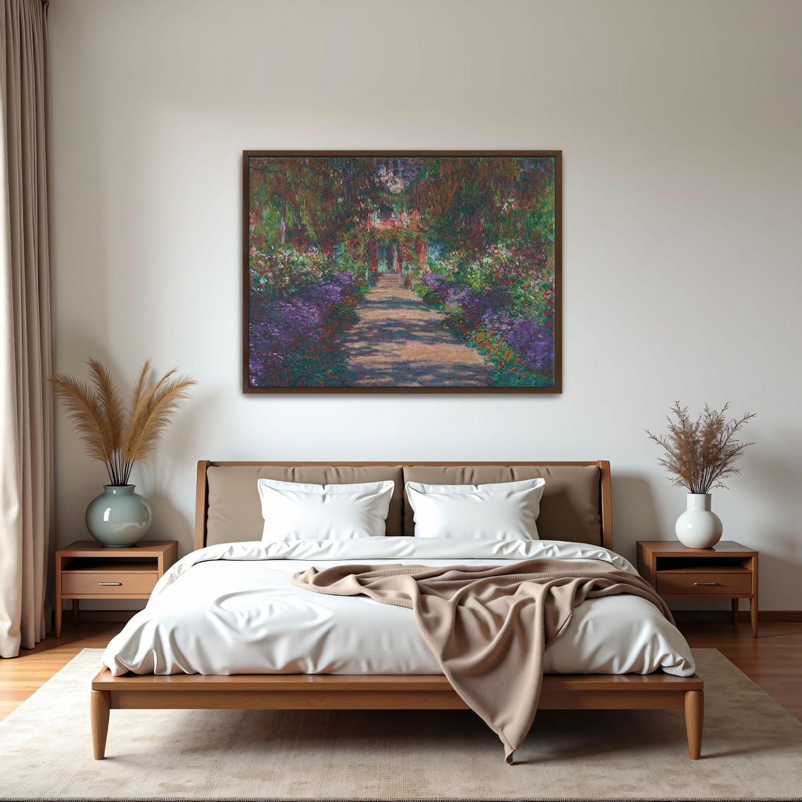 Claude Monet Garden Path With Flowers At Giverny Impressionist Poster - Image 5