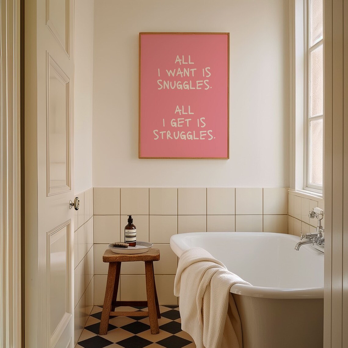 My Flabbers Are Ghasted Funny Typography Art Print - Image 3