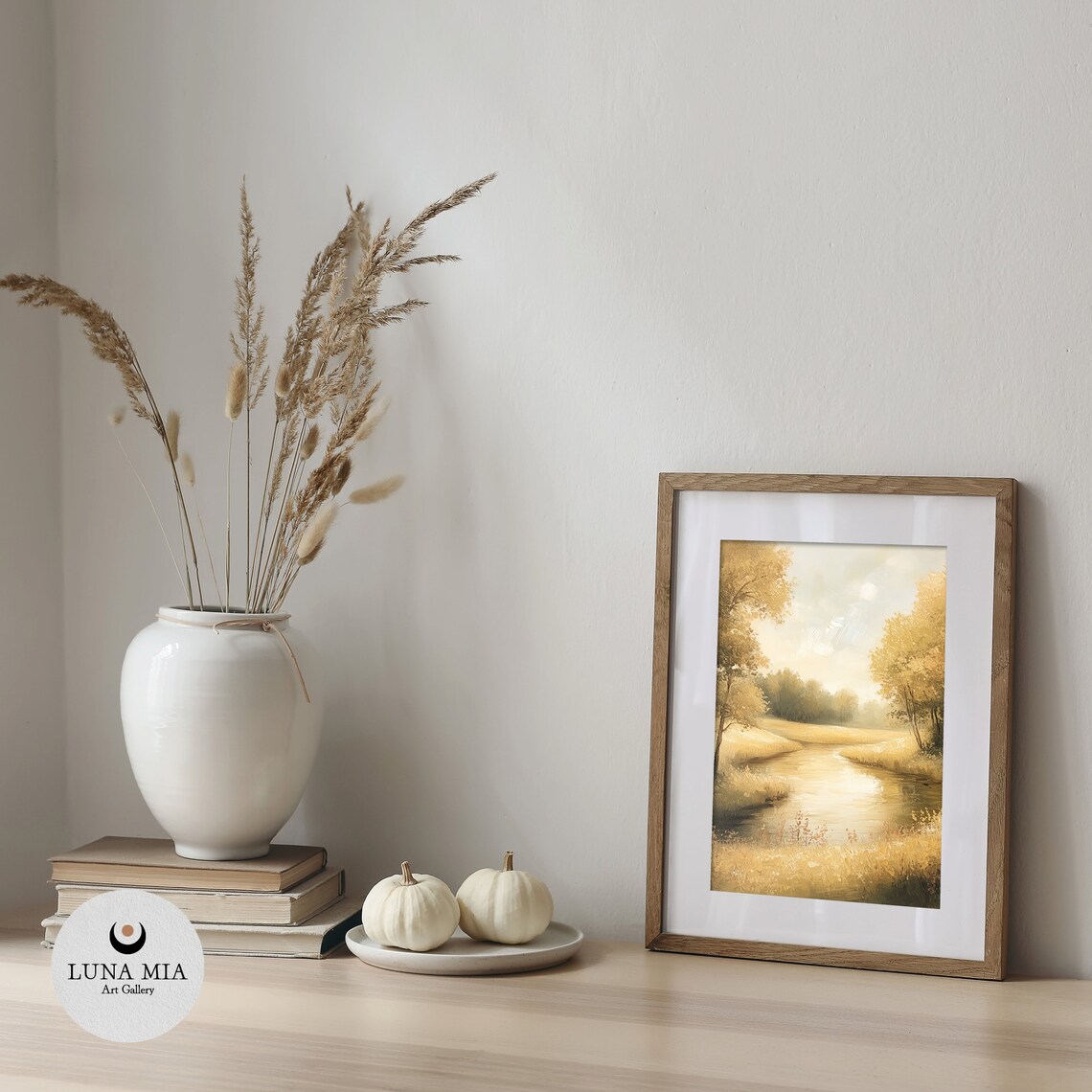 Vintage Style River Reflections Art Print - Image 5