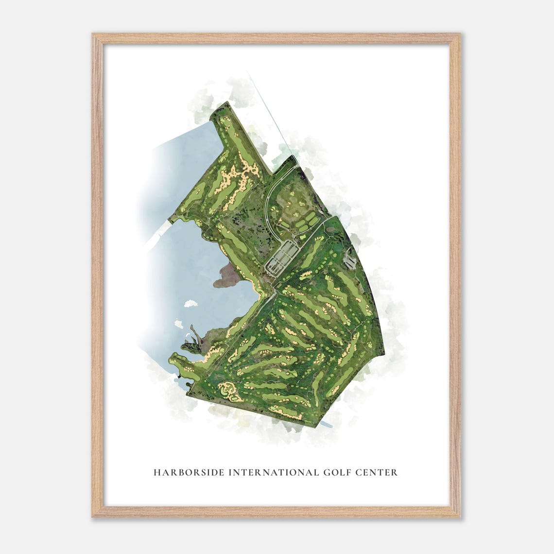 Harborside International Golf Center Chicago IL Classic Golf Poster - Image 2