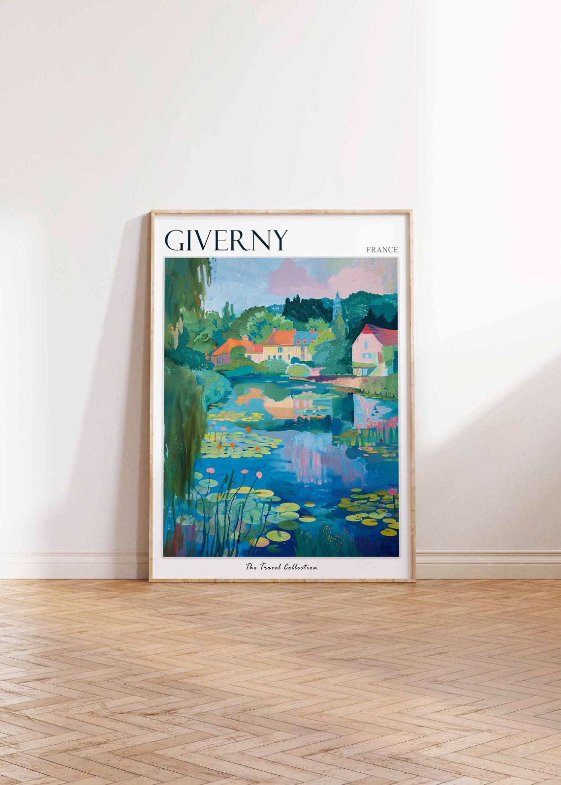 Giverny Poster France Travel Print French Decor Europe Travel Poster European Wall Art Giverny Gift Giverny Travel Poster - Image 2