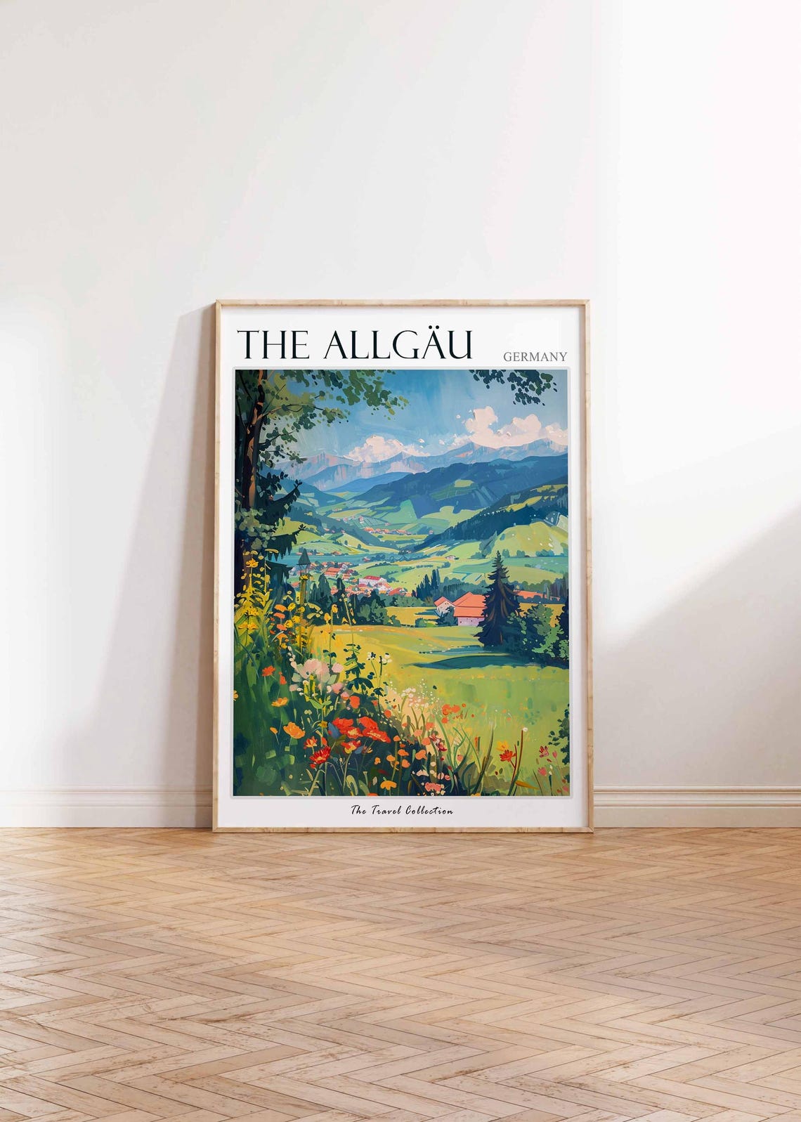 The Allgu Poster Germany Travel Print German Decor Europe Travel Poster European Wall Art The Allgu Gift The Allgu Travel Poster - Image 2