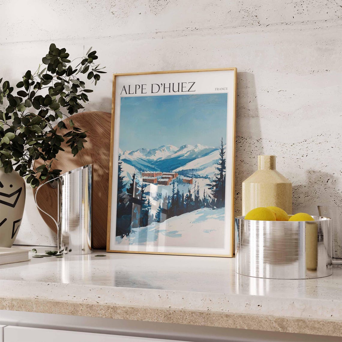 Alpe Dhuez Poster Cycling Poster Mountain Bike Poster Tour De France Poster French Alps Poster Sports Wall Art Alpe Dhuez Travel Art - Image 2
