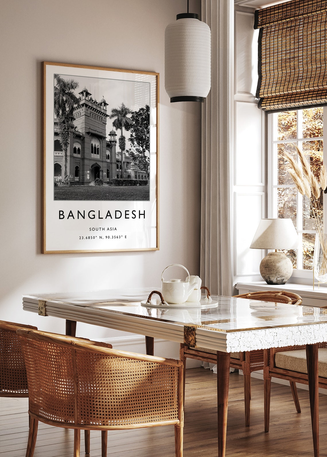 Bangladesh Travel Print Bangladesh Travel Poster Islamic Travel Gift Islamic Decor Muslim Gift Travel Decor Photographic Print - Image 3