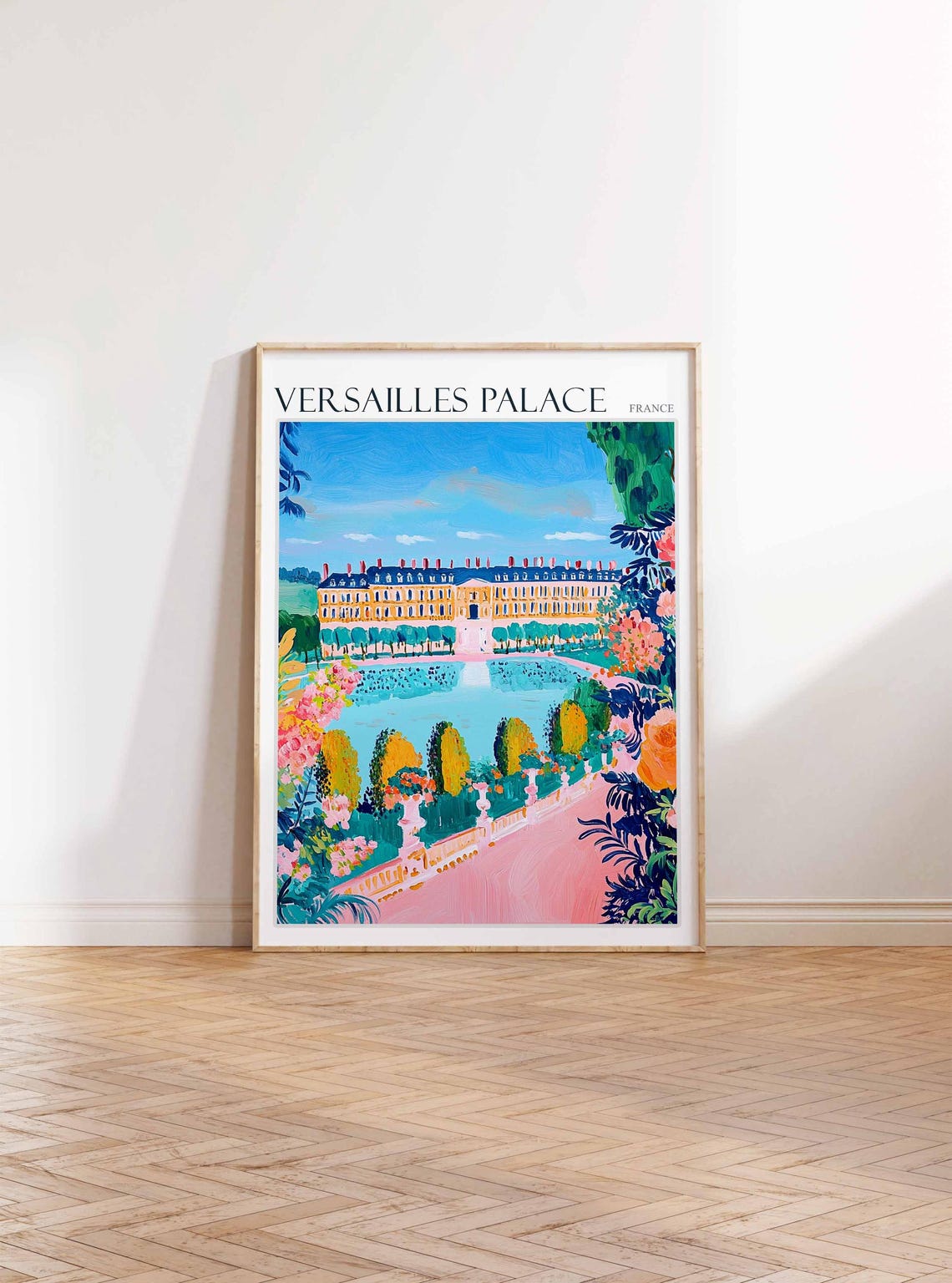 Versailles Palace Poster Versailles Palace Travel Print French Decor Europe Travel Poster European Wall Art France Travel Poster - Image 2