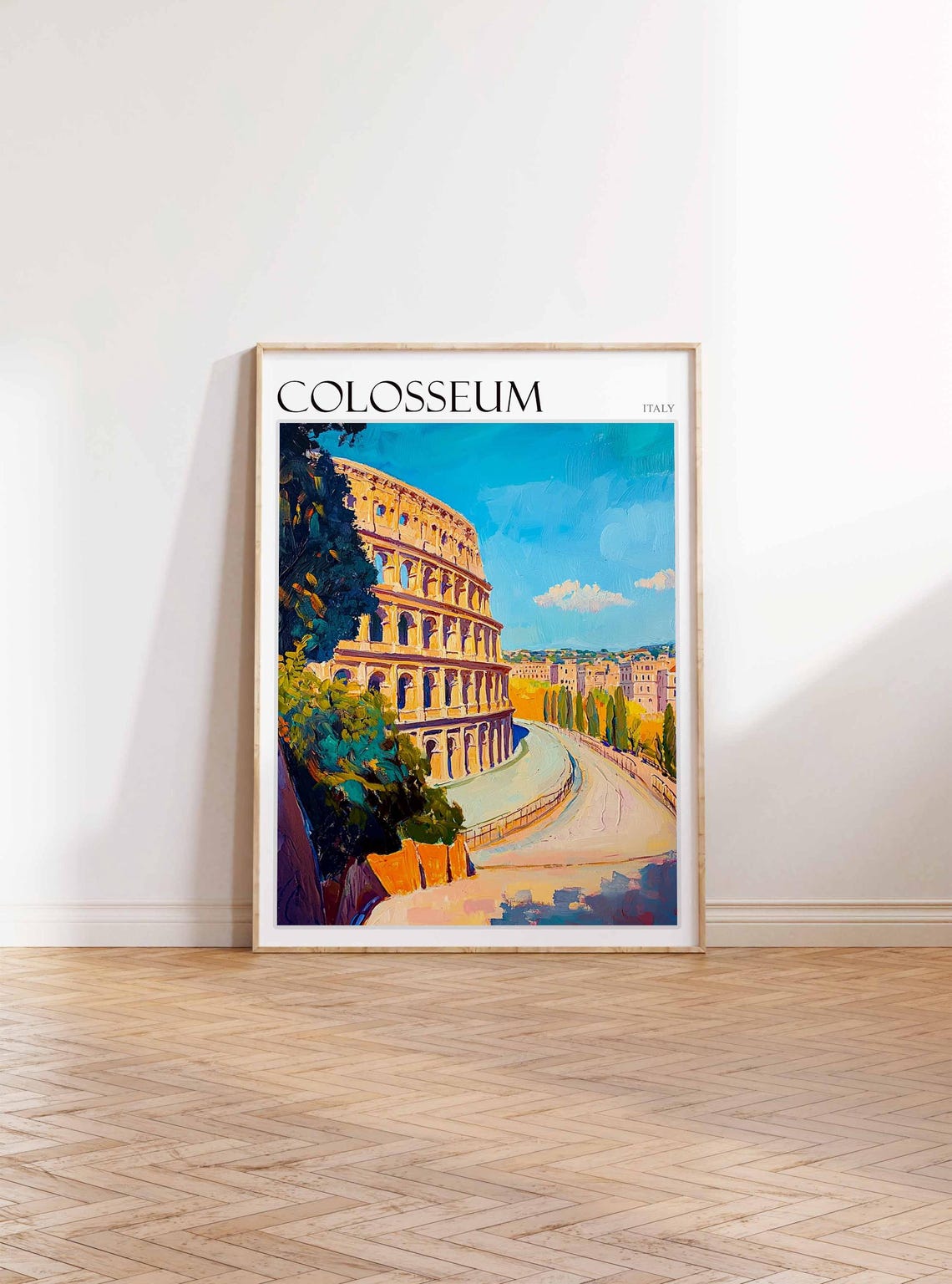 Colosseum Poster Colosseum Travel Print Italy Wall Art Italian Travel Print Italian Decor Italian Gift Colosseum Wall Art - Image 3