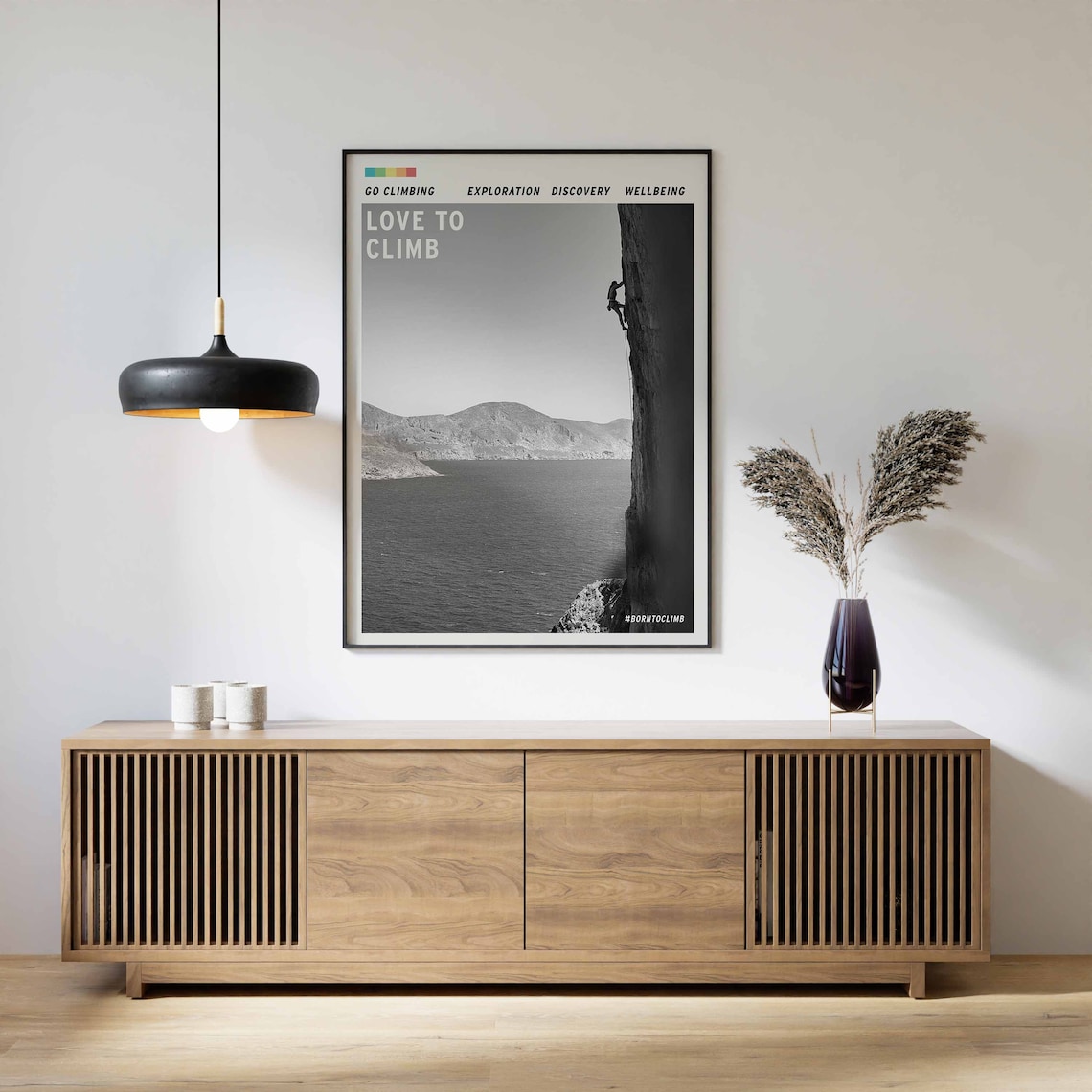 Climbing Adventure Wall Art Print, For Climbers - Image 3