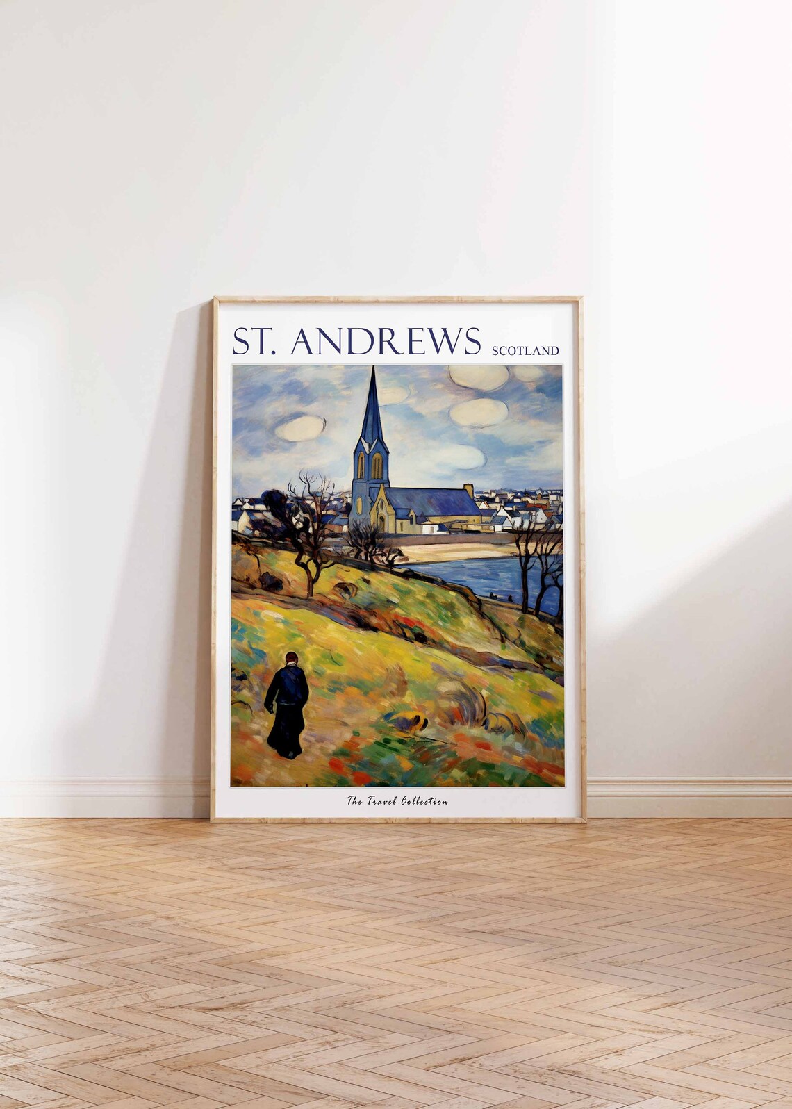 St Andrews Poster St Andrews Travel Print Scotland Travel Poster Scottish Decor Tropical Decor Sea Print St Andrews Travel Poster - Image 2