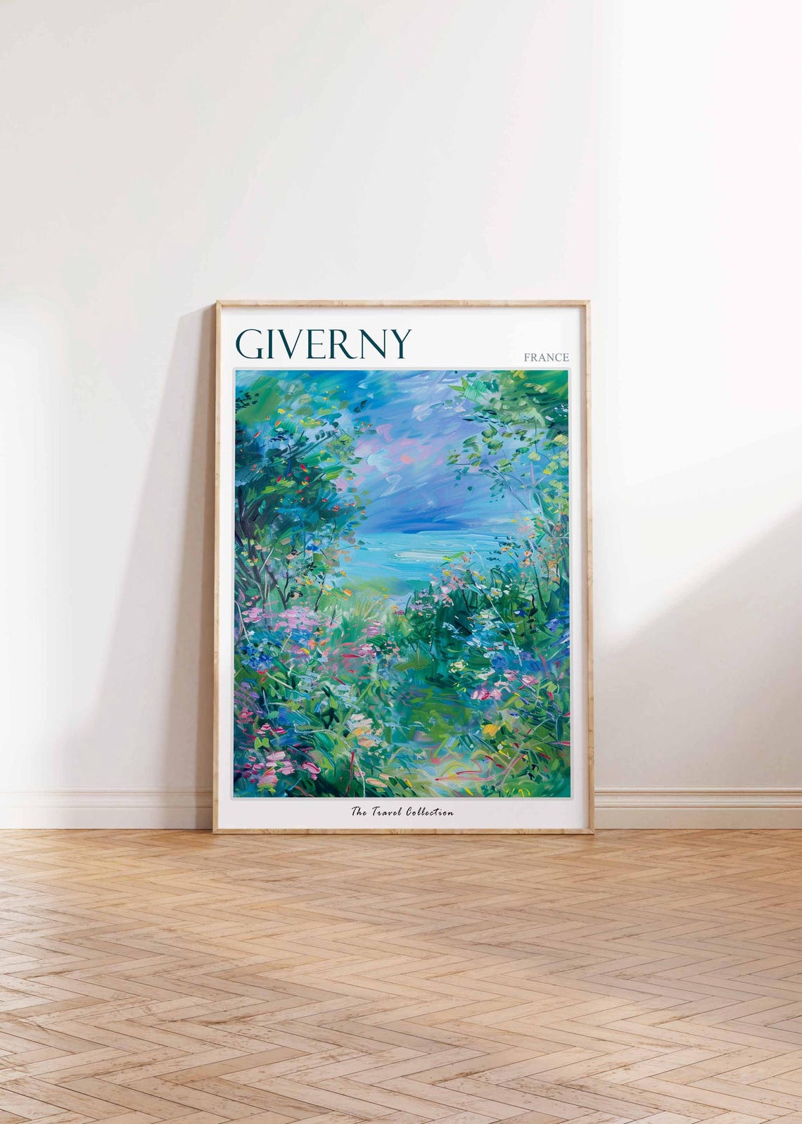 Giverny Poster France Travel Print French Decor Europe Travel Poster European Wall Art Giverny Gift Giverny Travel Poster - Image 2