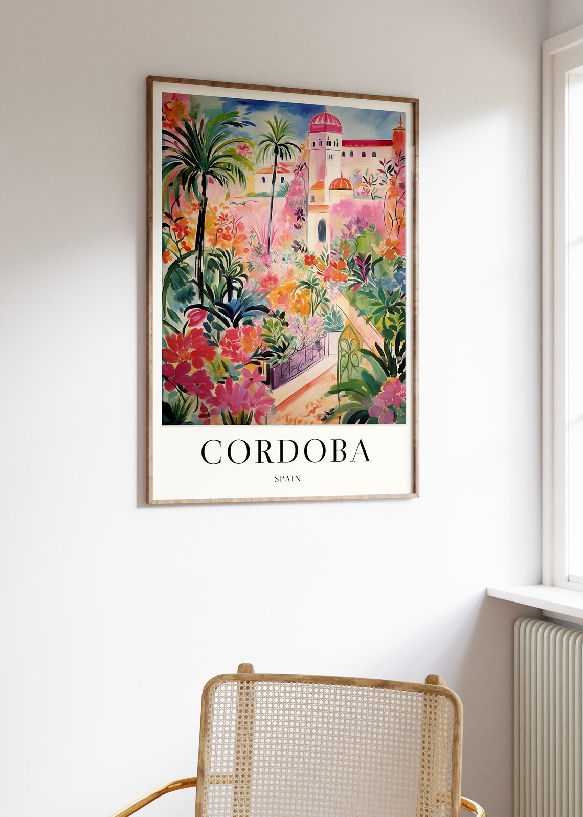 Cordoba Vintage Travel Poster, Spain Travel Art - Image 3
