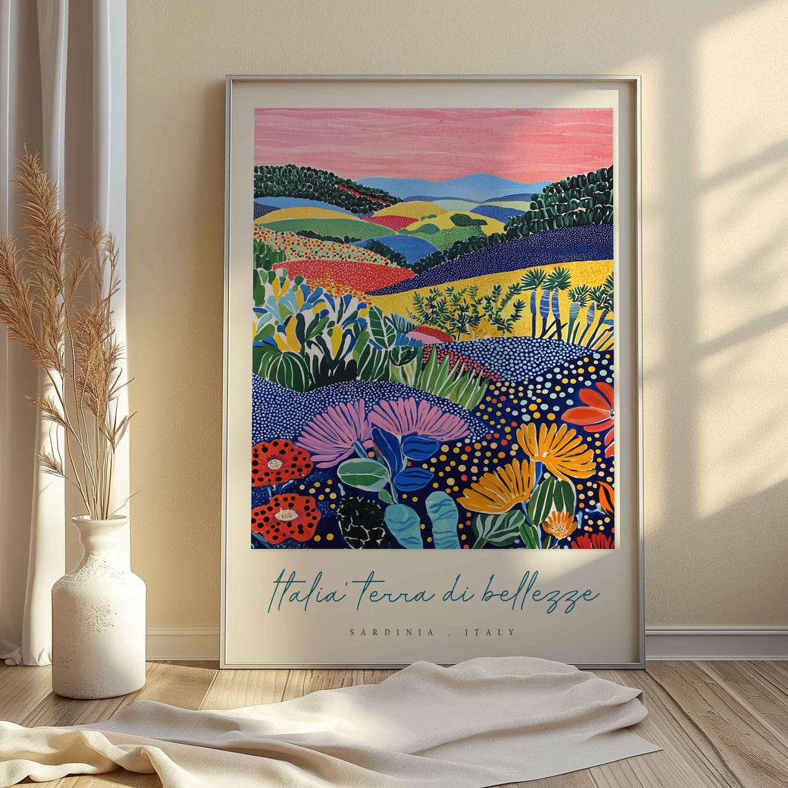Sardinia Poster Italian Travel Print Sardinia Travel Art Sardinia Wall Art Italy Art Italy Travel Decor Italian Travel Gift - Image 2