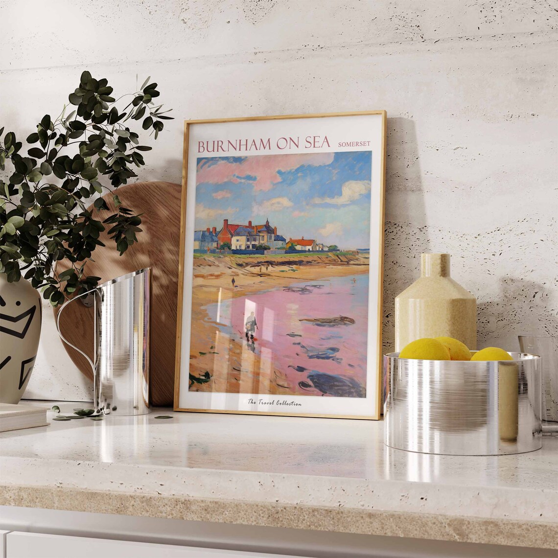 Burnham On Sea Travel Poster, Somerset Coast Print - Image 4