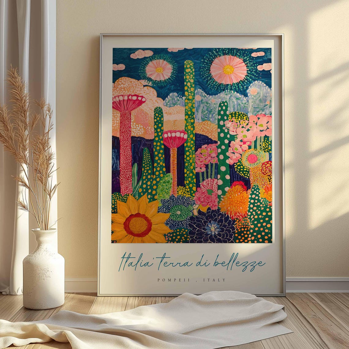 Pompeii Poster Italian Travel Print Pompeii Travel Art Pompeii Wall Art Italy Art Italy Travel Decor Italian Travel Gift - Image 2
