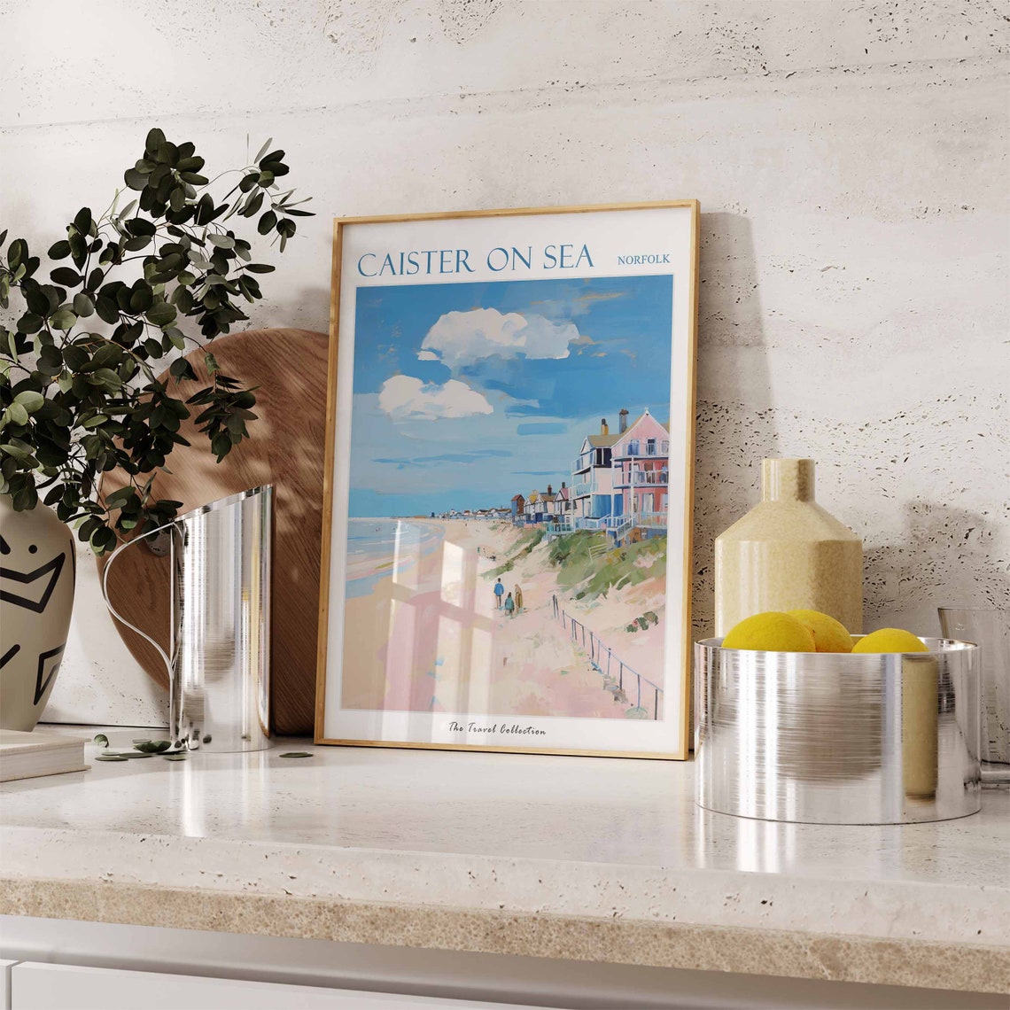 Caister On Sea Poster Caister On Sea Travel Print Norfolk Poster Caister On Sea Travel Poster Beach Art Caister On Sea Gift - Image 3