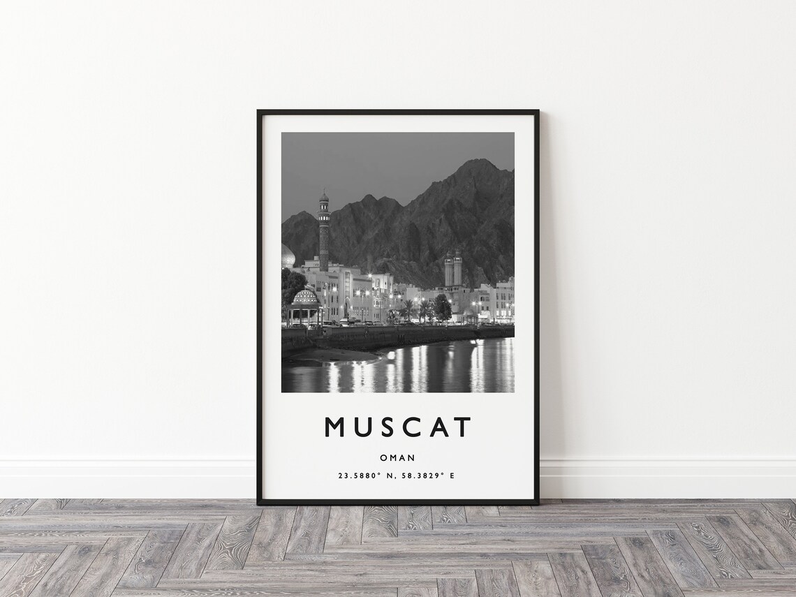 Muscat Travel Poster, Oman Travel Art Print - Image 2
