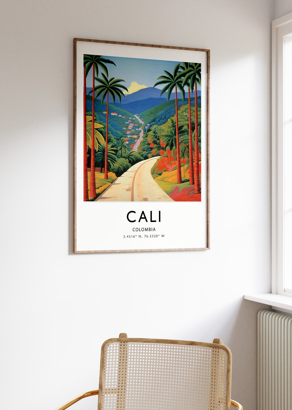 Cali Travel Poster Colombia Travel Print Colombian Travel Art Travel Poster Colourful Travel Decor Travel Gift A1a2a3a4 - Image 3