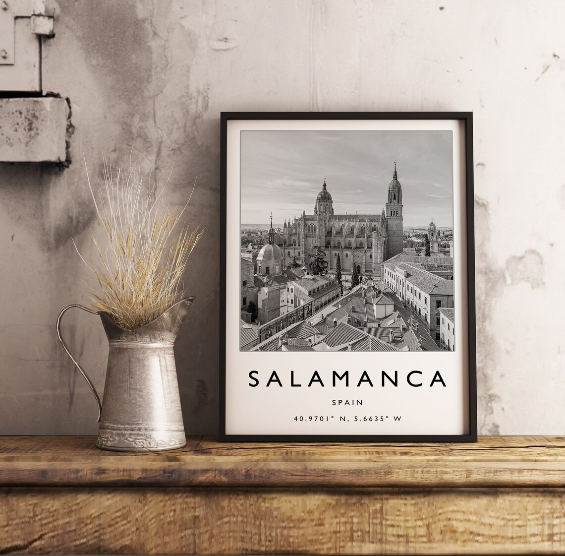 Salamanca Travel Poster, Minimalist Spain Art Print - Image 2