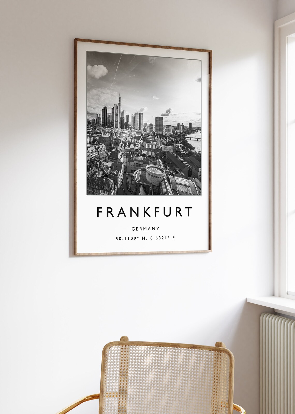 Frankfurt Minimalist Travel Poster, Germany Art Print - Image 3