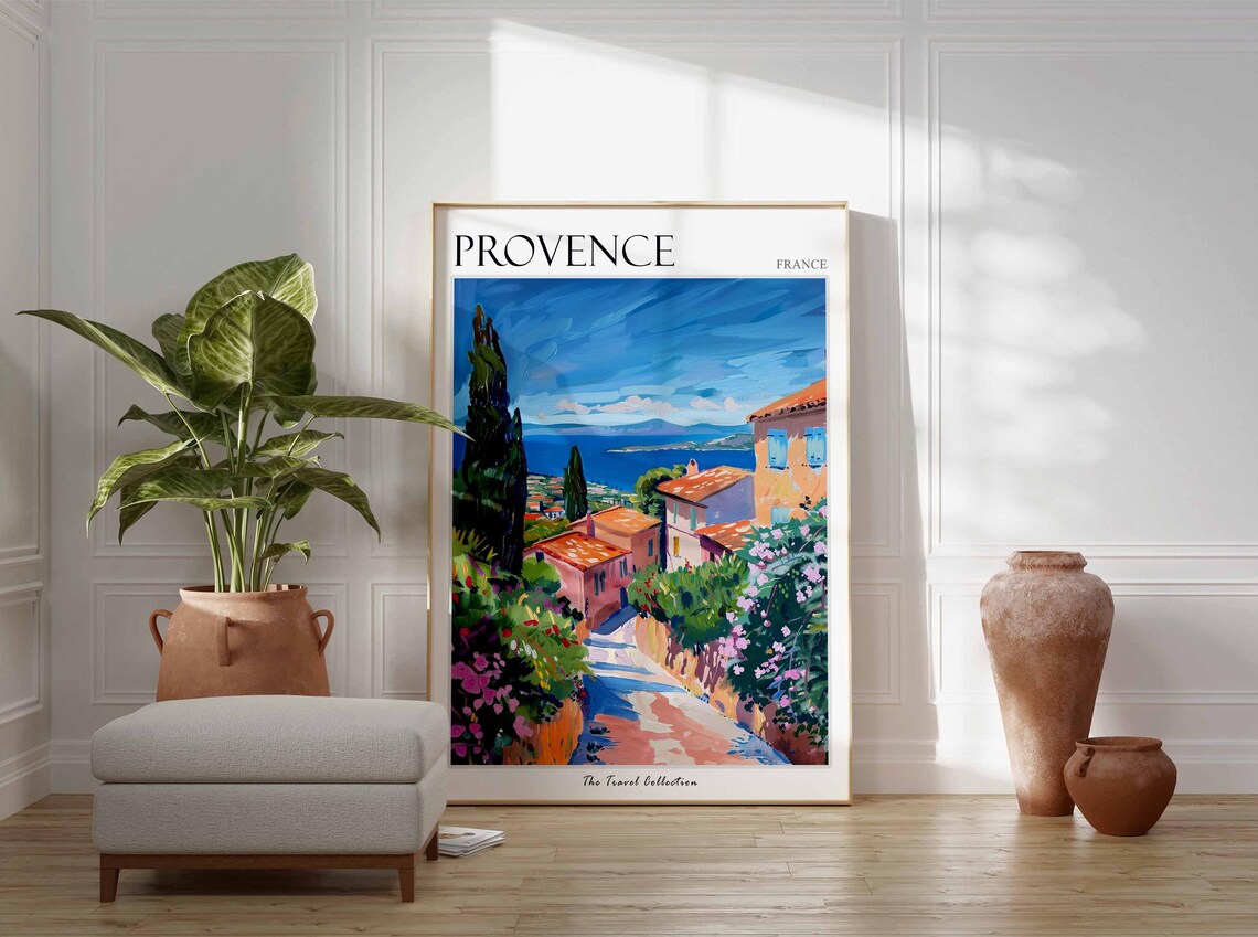 Provence France Travel Poster, European Travel Print - Image 3