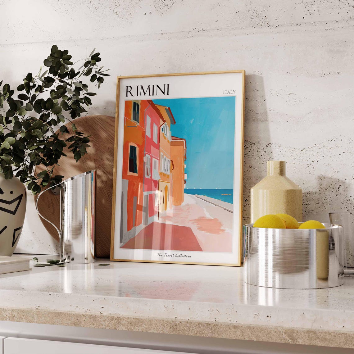 Rimini Poster Italian Travel Print Rimini Travel Art Rimini Wall Art Italian Travel Rimini Home Decor Rimini Travel Gift - Image 3