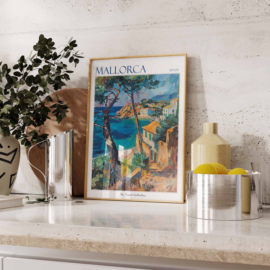 Mallorca Travel Poster, Tropical Beach Art Print - Image 2