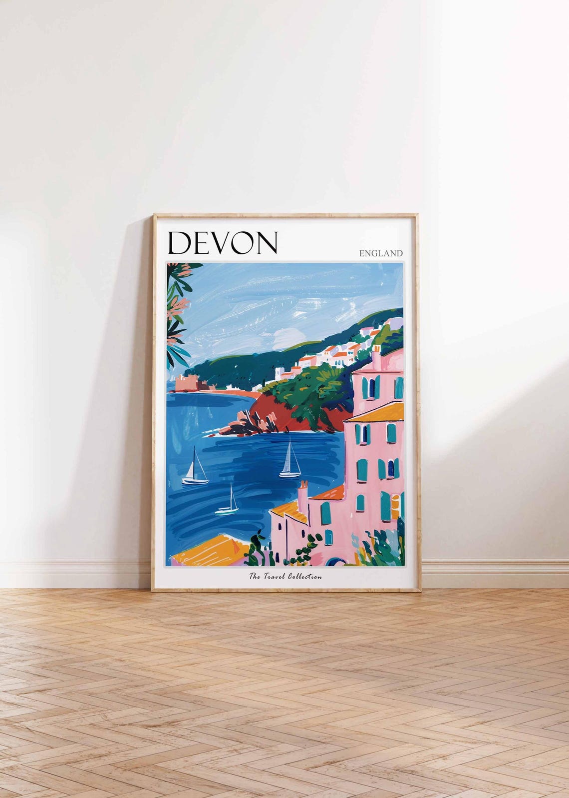 Devon Poster England Travel Print Devon Travel Art Devon Wall Art England Travel Devon Home Decor Devon Travel Gift - Image 2