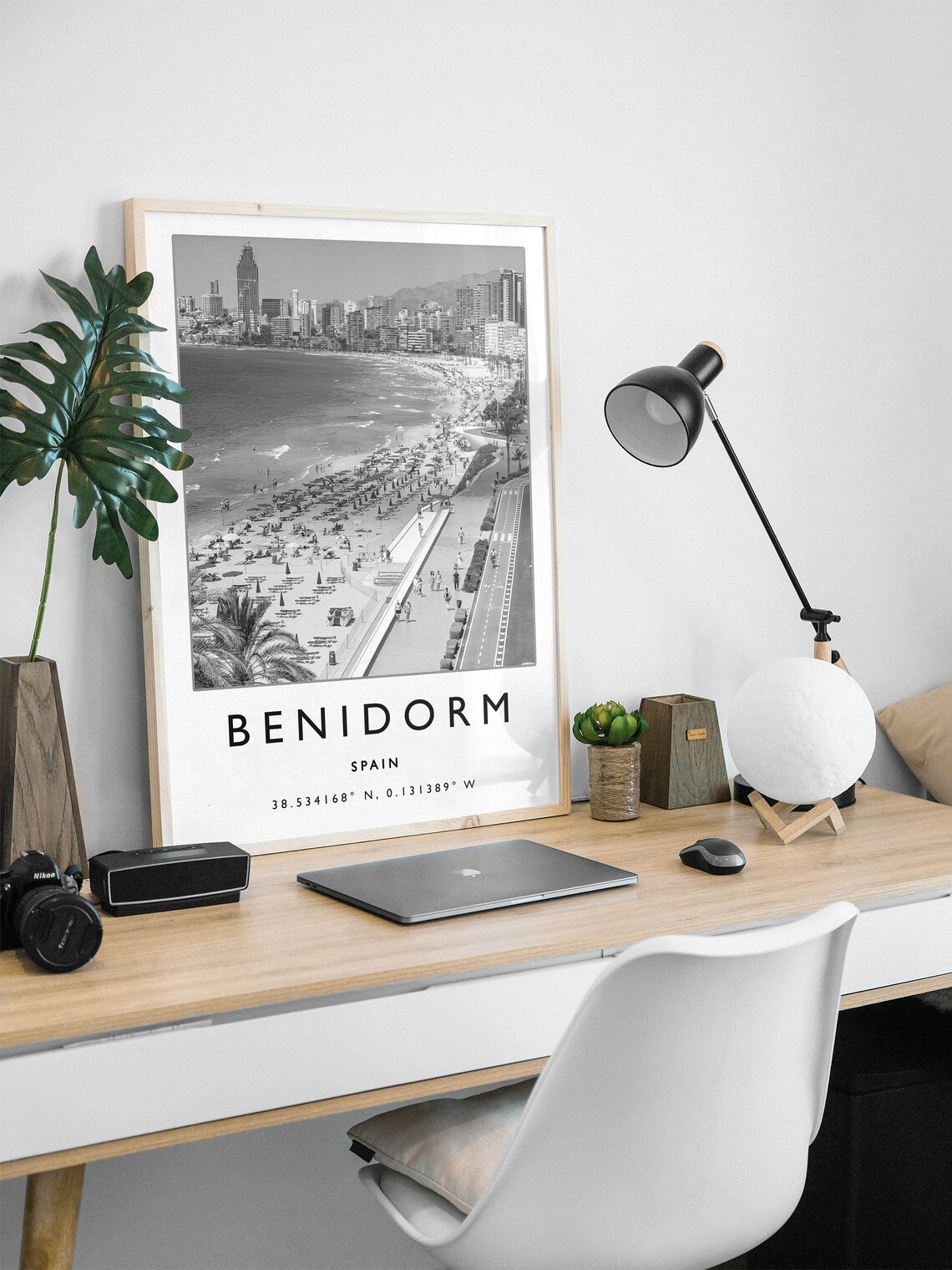 Benidorm Travel Poster, Spain Travel Art Print - Image 3