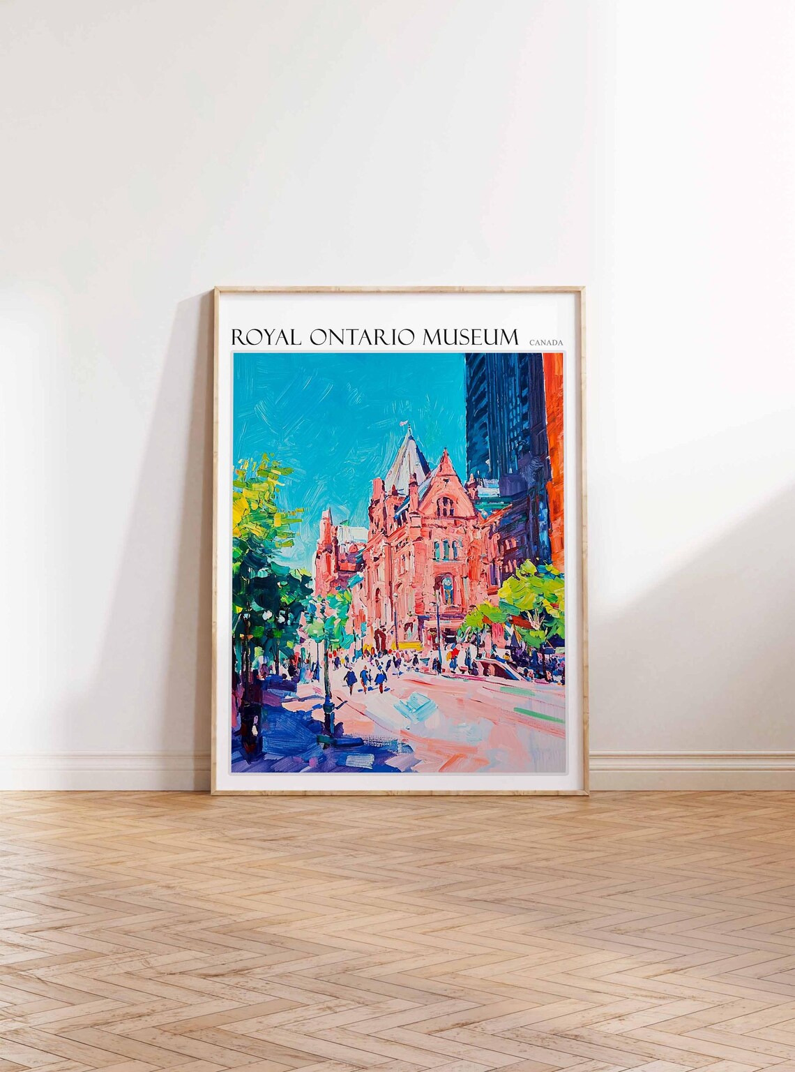 Royal Ontario Museum Poster Royal Ontario Museum Art Canadian Travel Print Canada Travel Art Botanical Decor Floral Art Canada Gift - Image 2