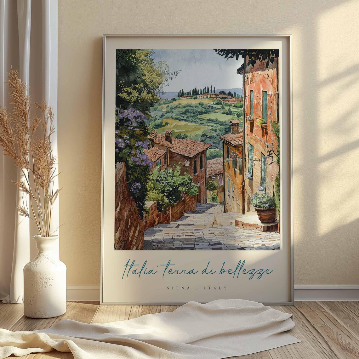 Siena Poster Italian Travel Print Siena Travel Art Siena Wall Art Italy Art Italy Travel Decor Italian Travel Gift - Image 2