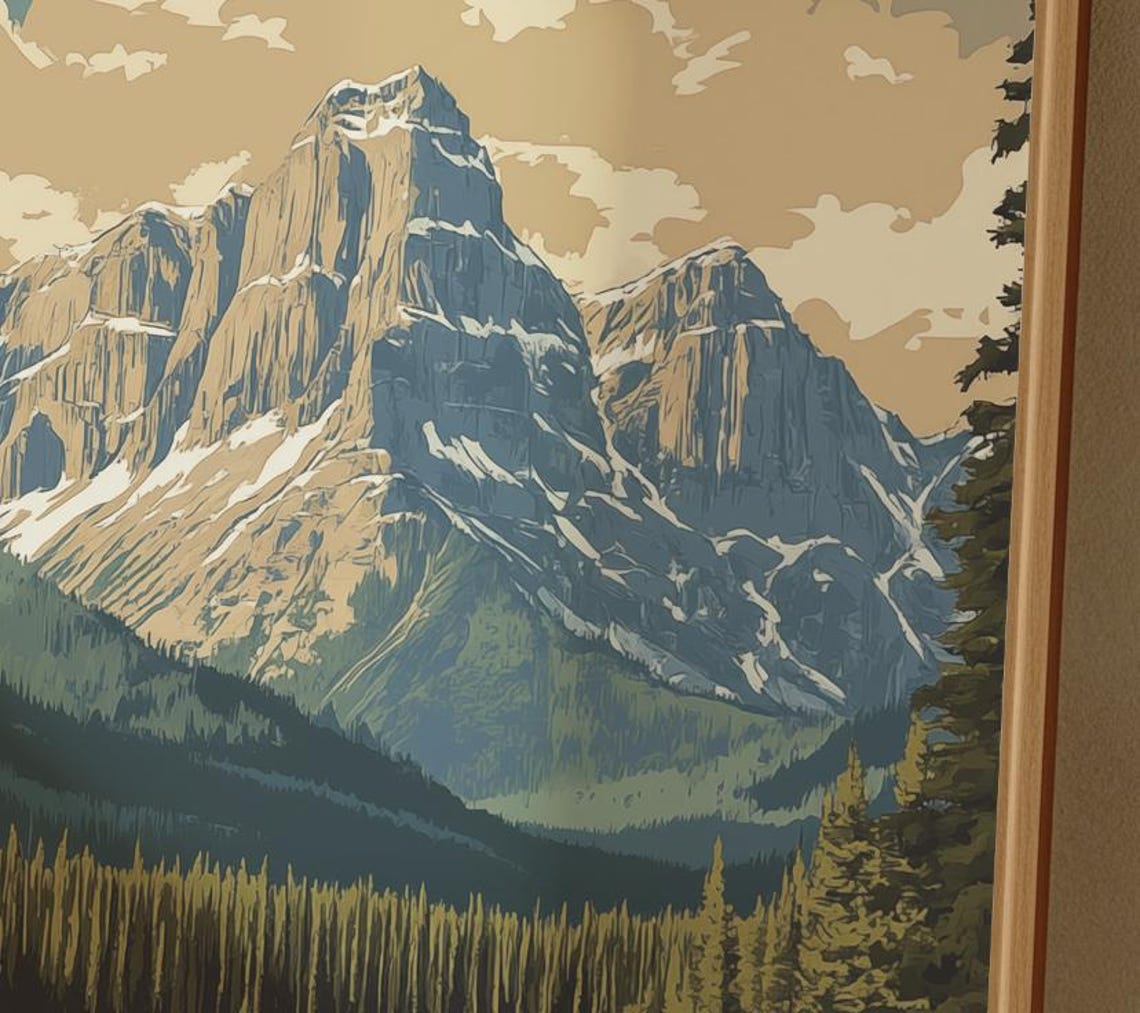 Yoho National Park Canadian Rockies Alpine Mountain Lake Poster - Image 4