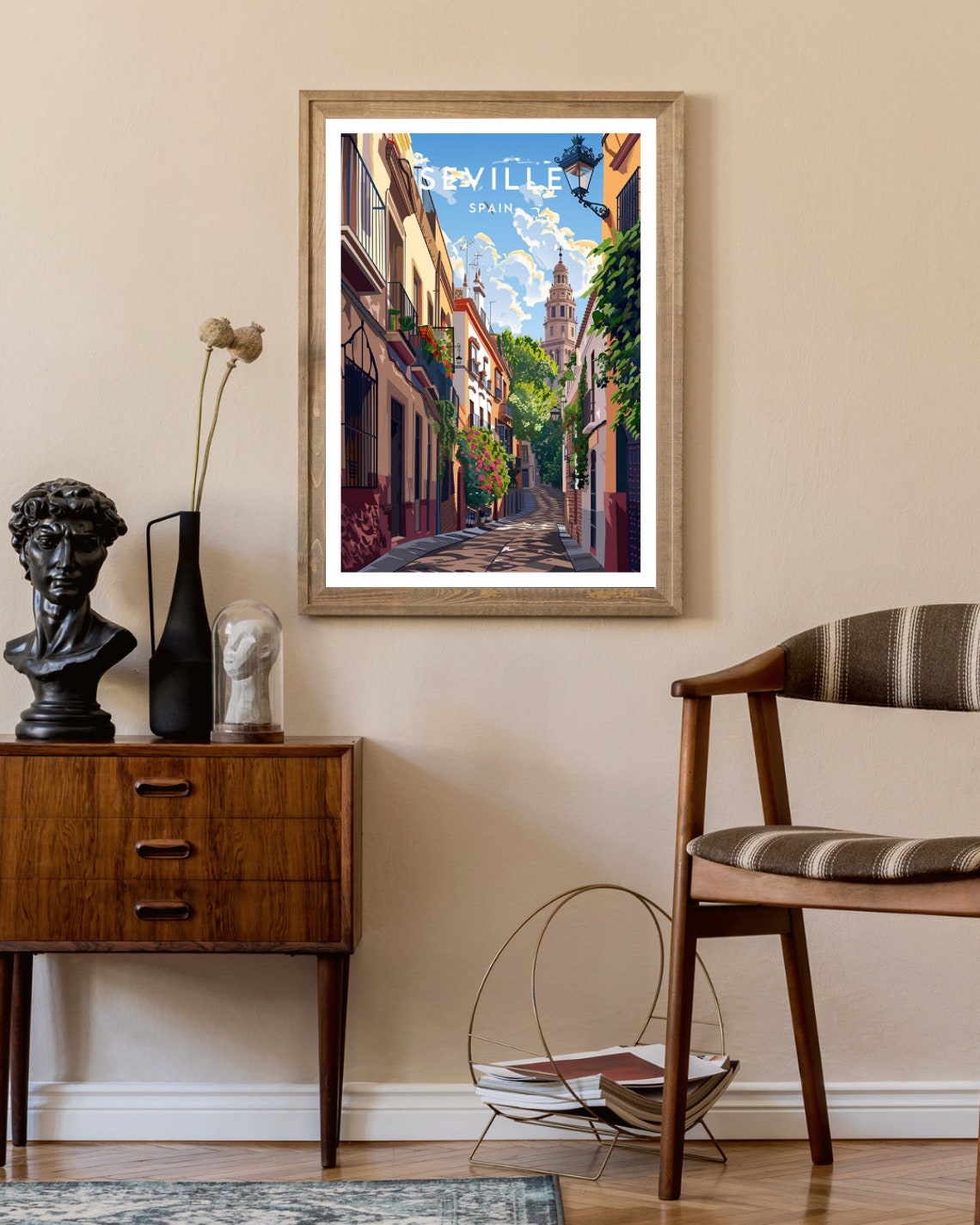 Seville Travel Print Spain Seville Poster Spain Poster Travel Wall Art Spain Print Poster Spain Europe Seville Spanish - Image 2