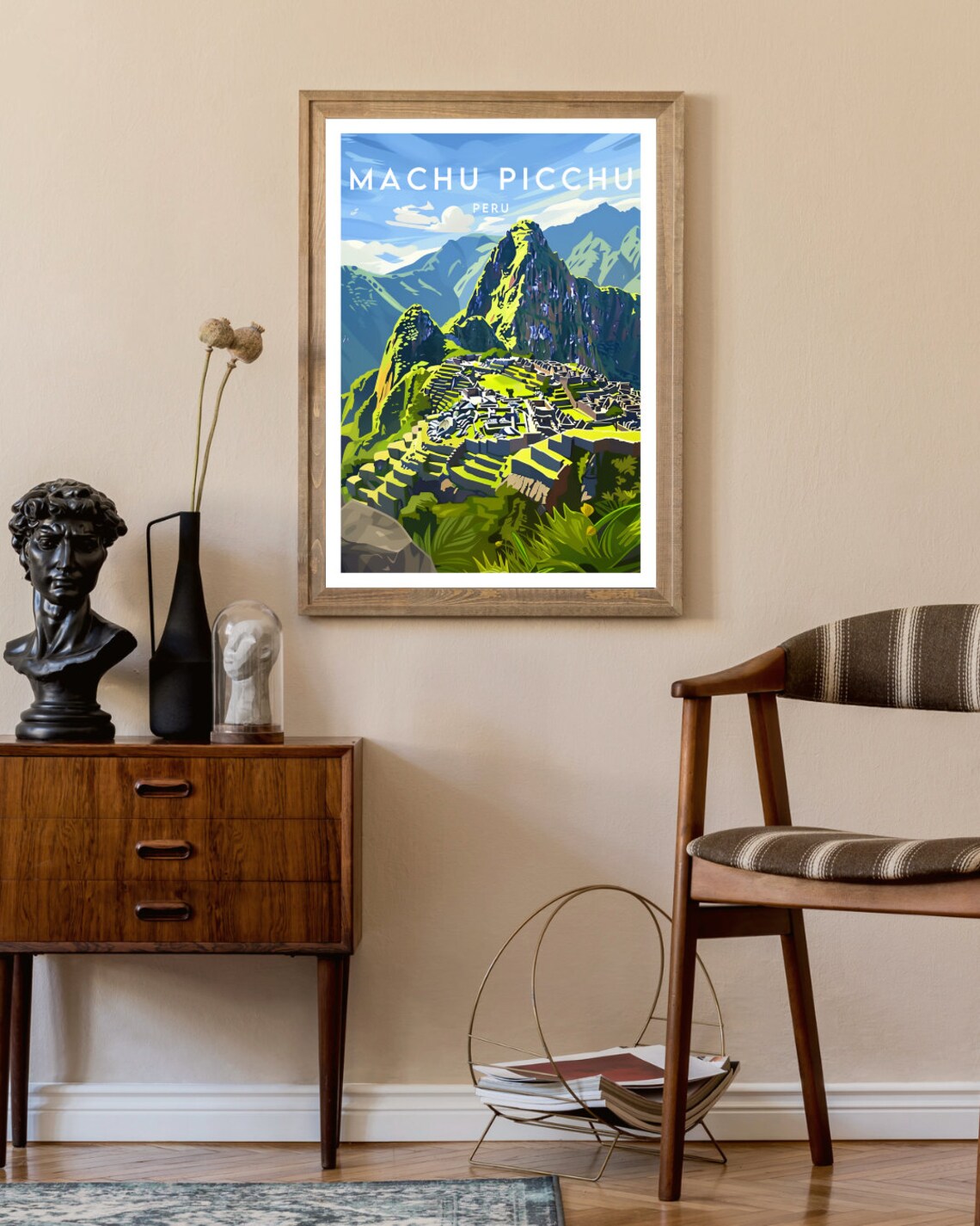 Machu Picchu Travel Poster, Peru South America - Image 2