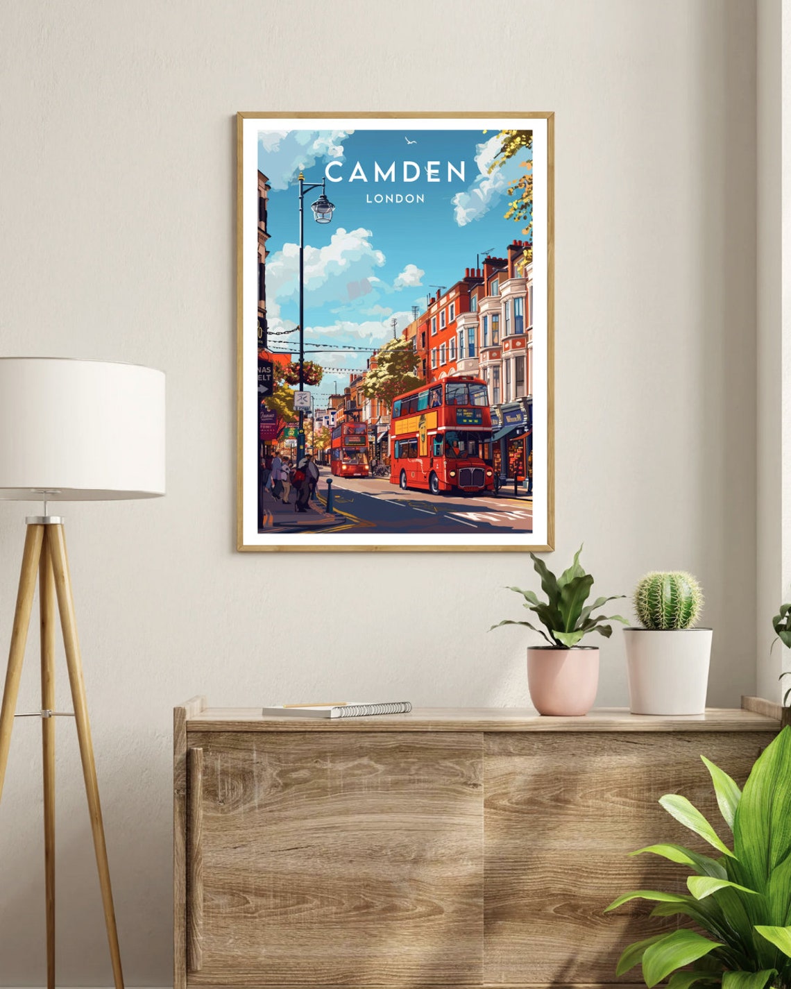 Camden Travel Print London Camden Poster London Poster Travel Wall Art London Print Poster England Europe London Camden Market - Image 3