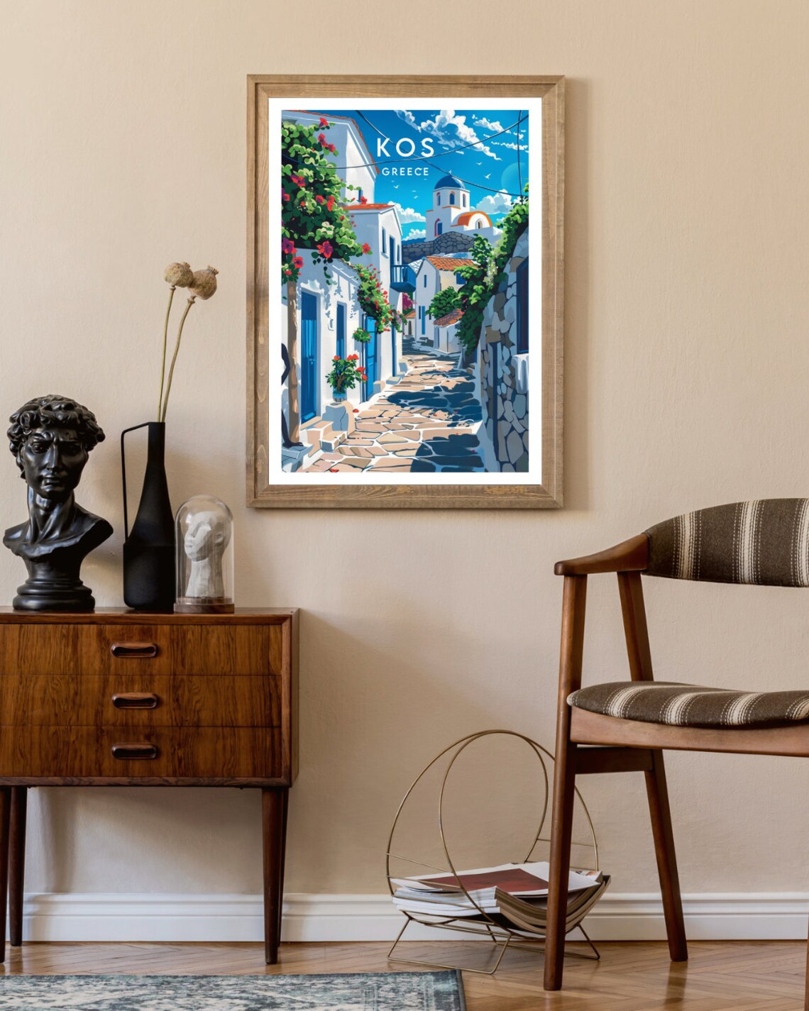 Kos Travel Print, Greece and Greek Islands Poster - Image 2