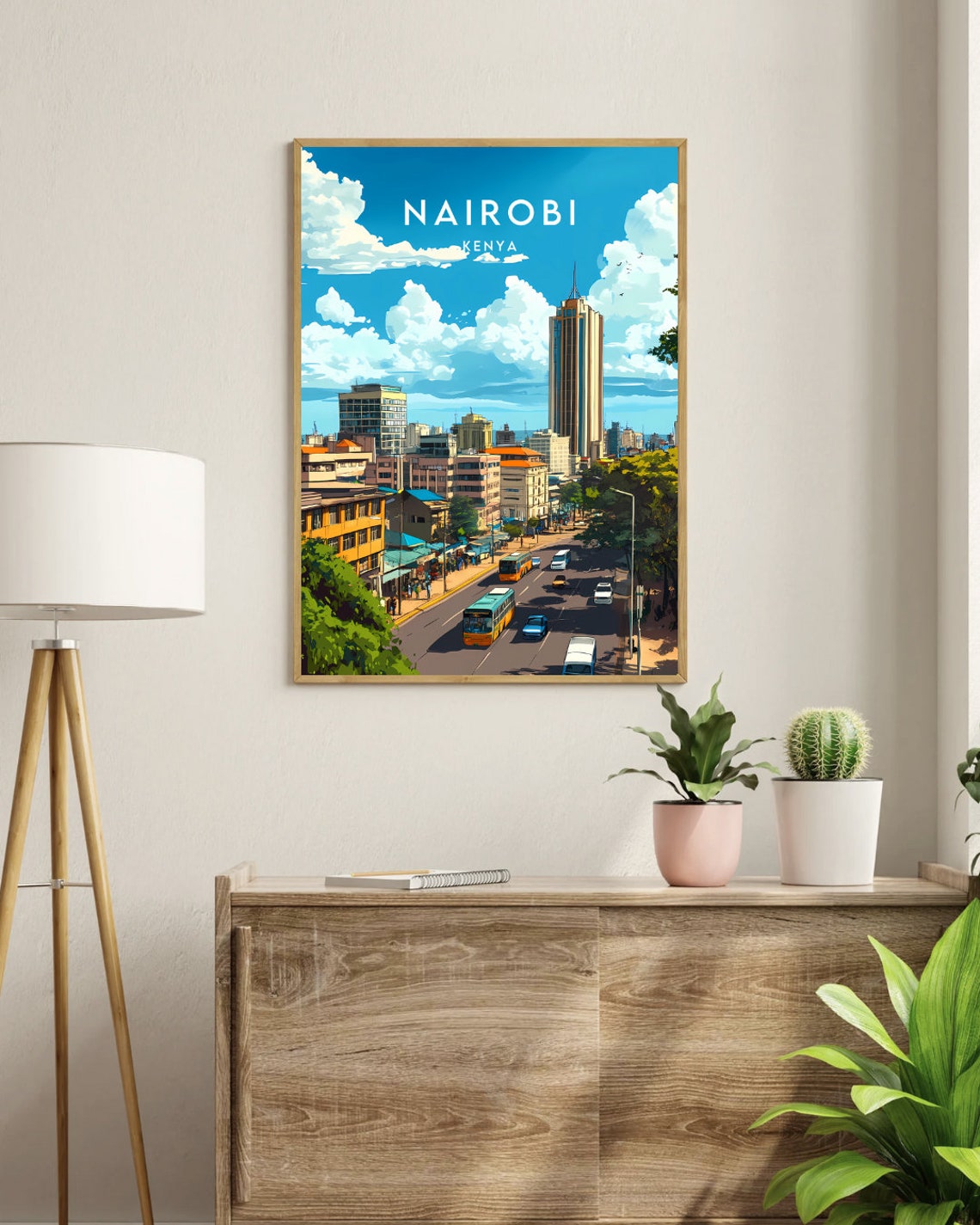 Nairobi Travel Print Kenya Kenya Poster Kenya Poster Travel Wall Art Kenya Print Nairobi Wall Art Kenya Africa Nairobi Kenya - Image 3