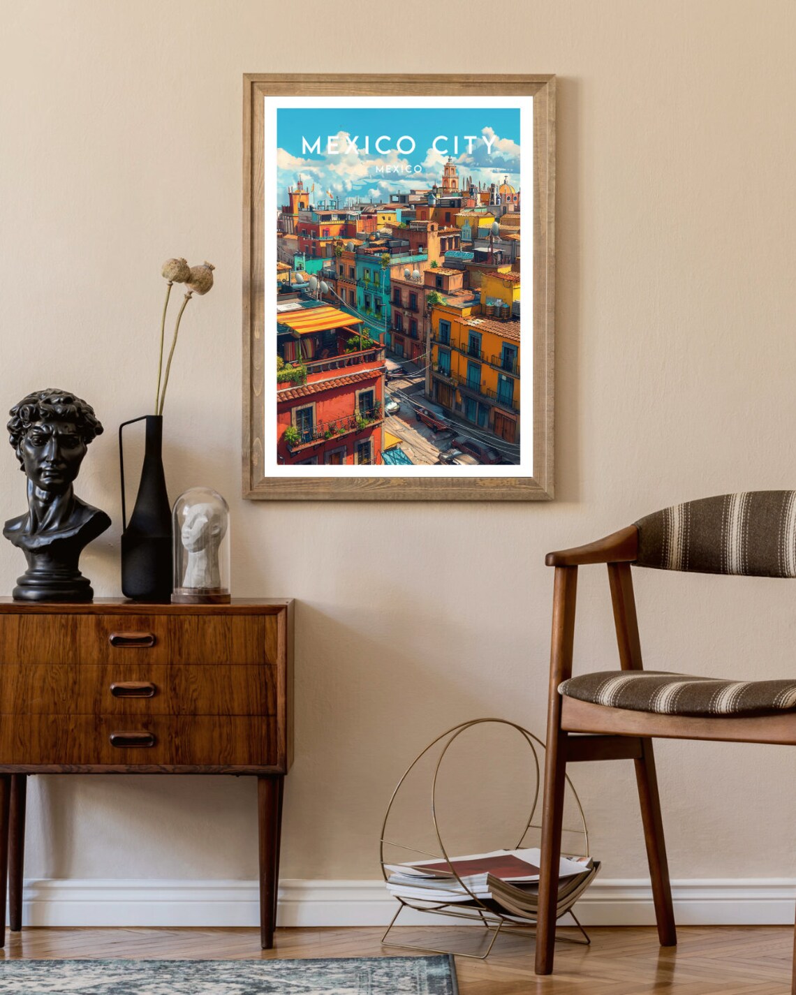 Mexico City Travel Poster, Mexico City Wall Art Print - Image 2