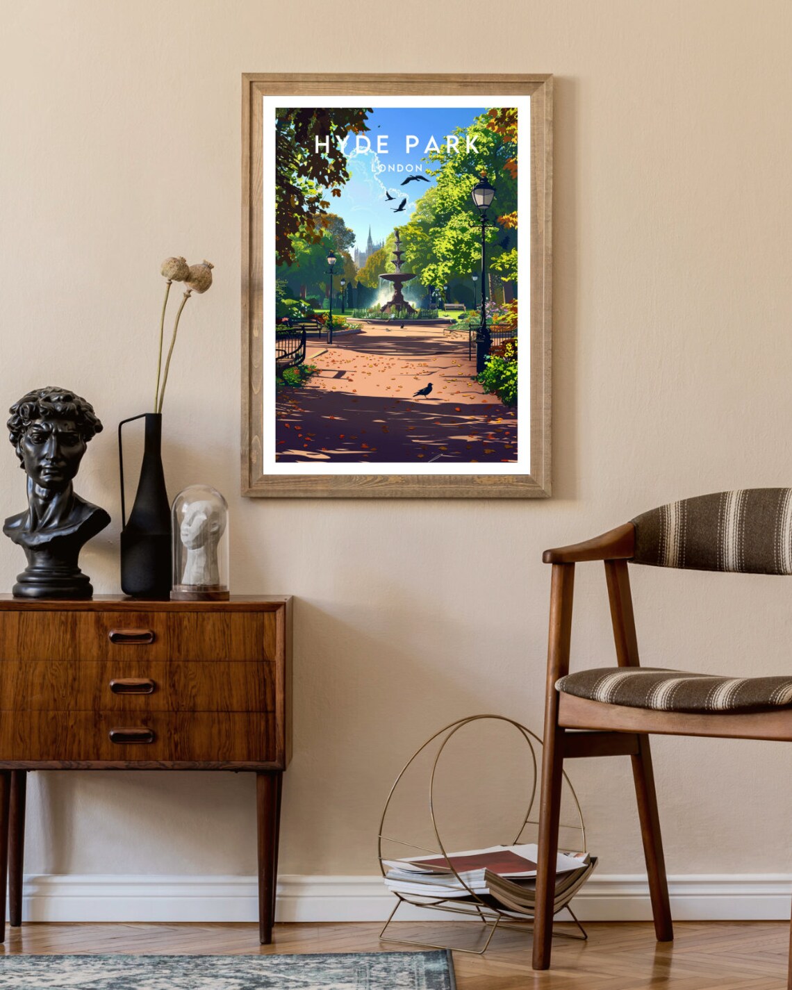 Hyde Park Travel Poster, London Europe Wall Art - Image 2