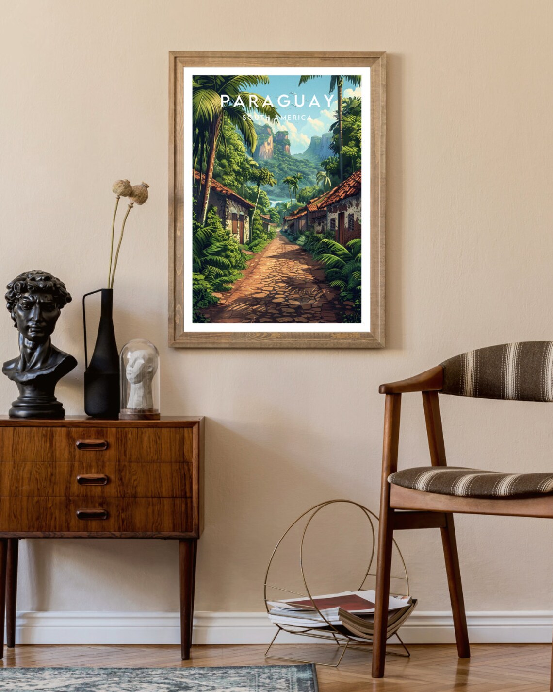 Paraguay Travel Poster, South America Travel Art - Image 2