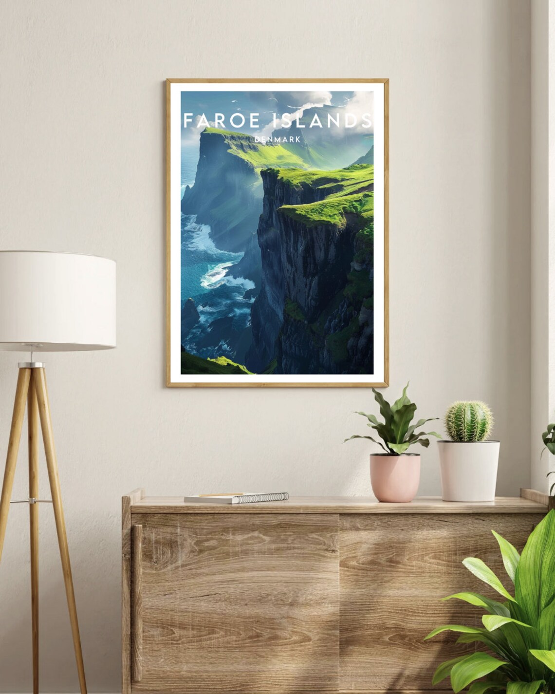 Faroe Islands Travel Poster, Denmark Europe - Image 3