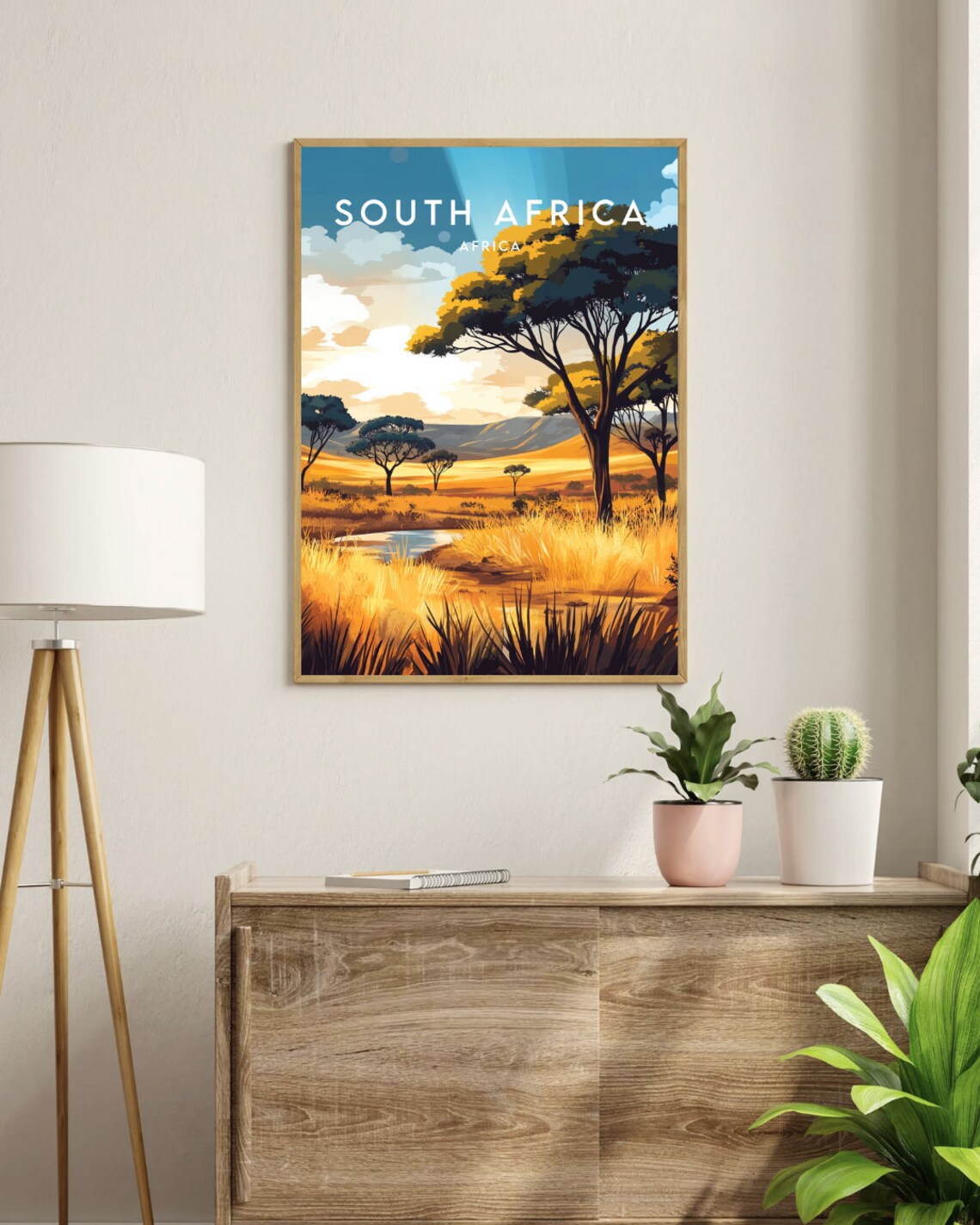 South Africa Travel Poster, Africa Wall Art - Image 3