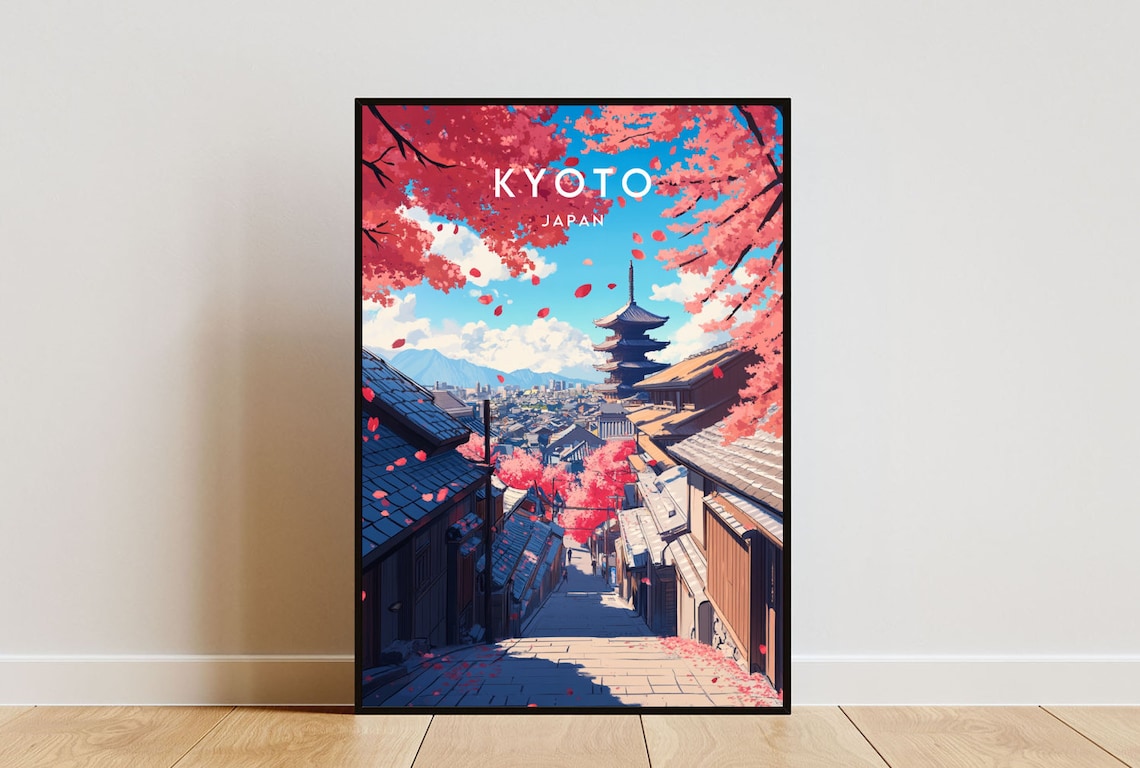 Kyoto Japan Travel Wall Art Print